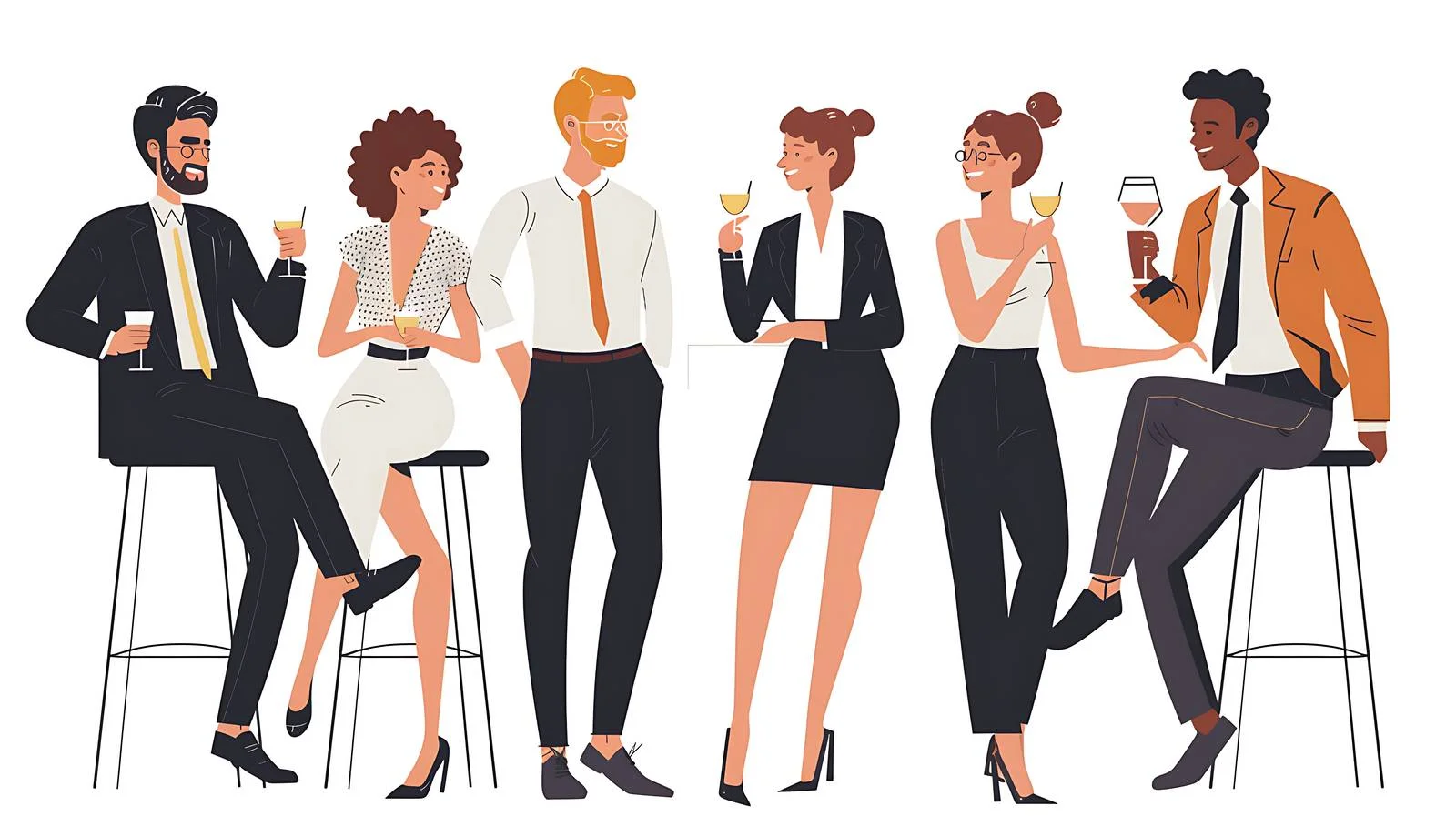 Professional Gatherings Networking Drink — free download from Dotvec