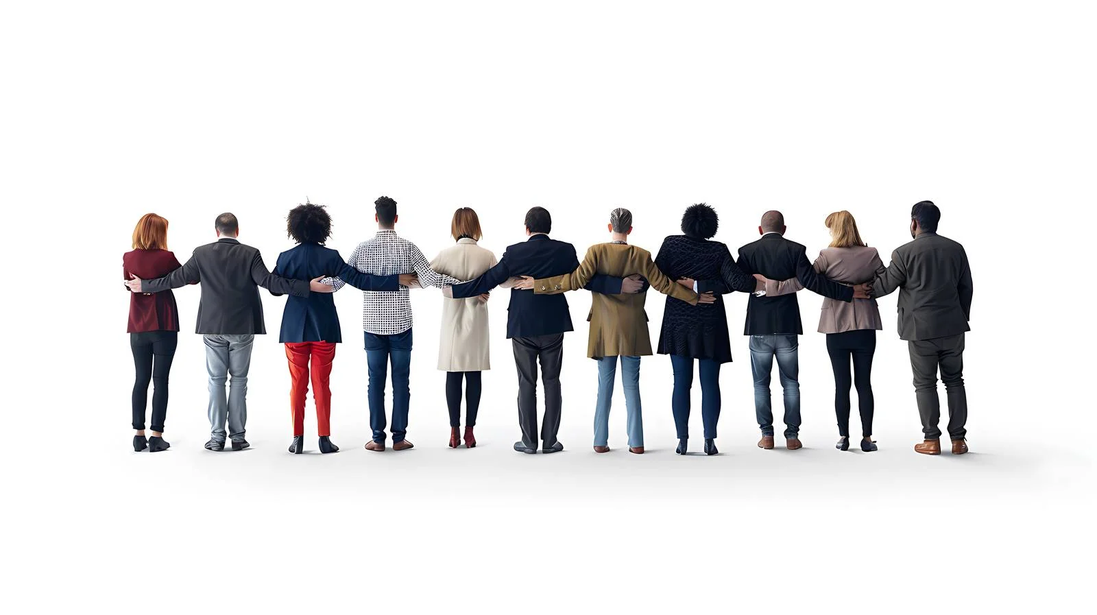 Professional Colleagues Embracing City Meeting — free download from Dotvec