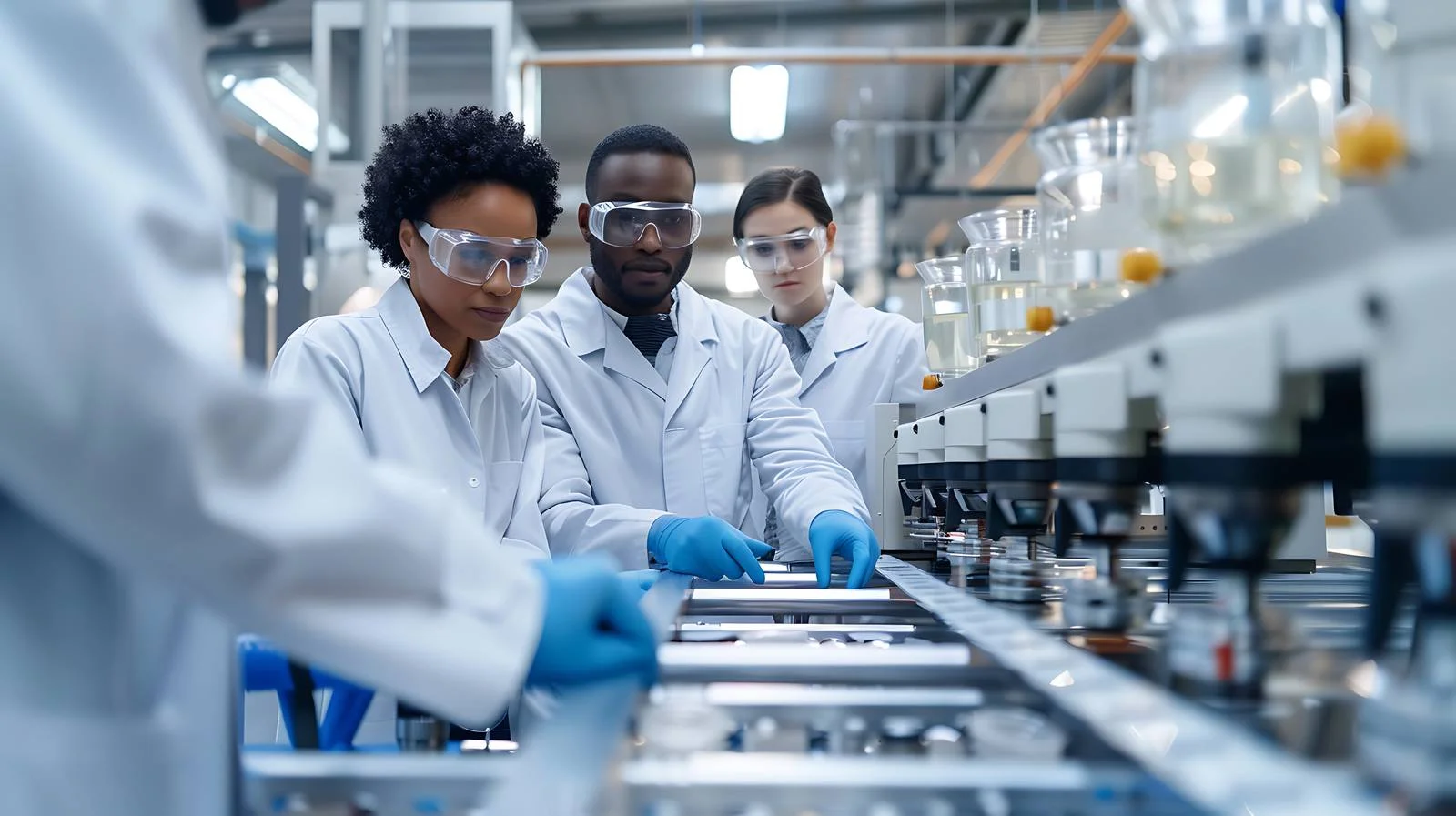 Professional Lab Attire Team Observation — free download from Dotvec