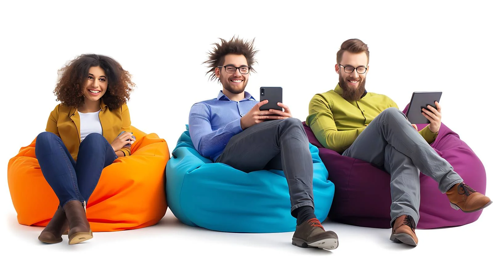 Modern Office Collaboration Scene — free download from Dotvec