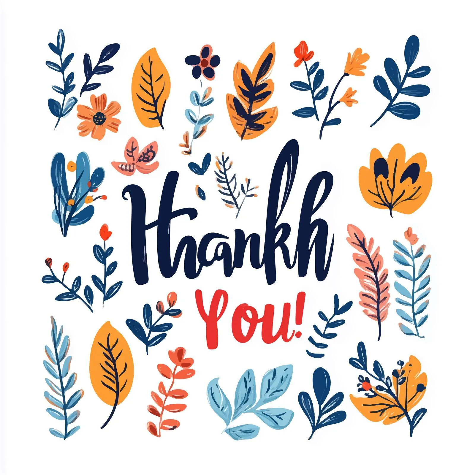 Creative Thank You Lettering Compositions Vectors – free thankfulness image from Dotvec