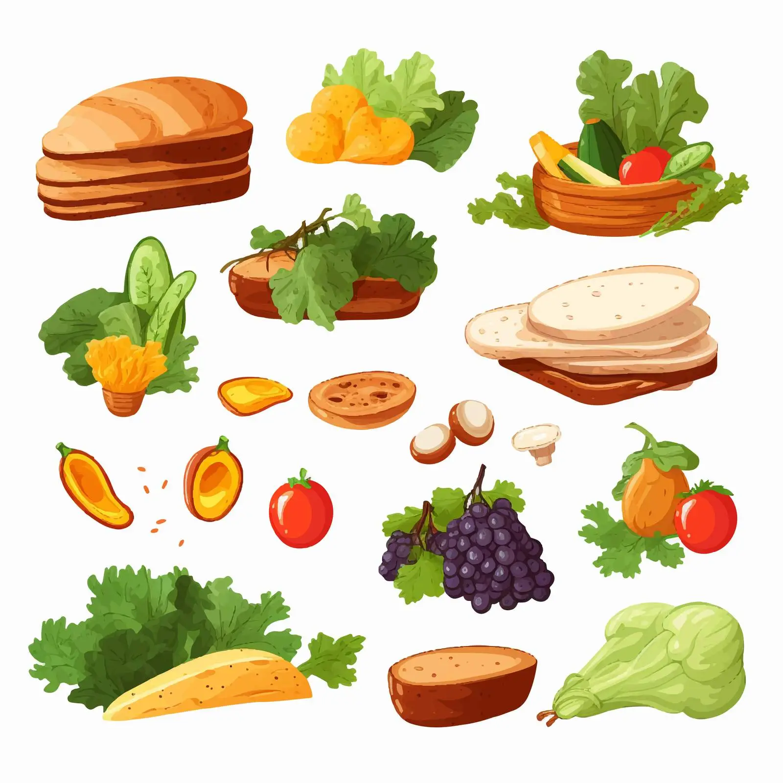 Discarded Food Collection for Freegans — free download from Dotvec