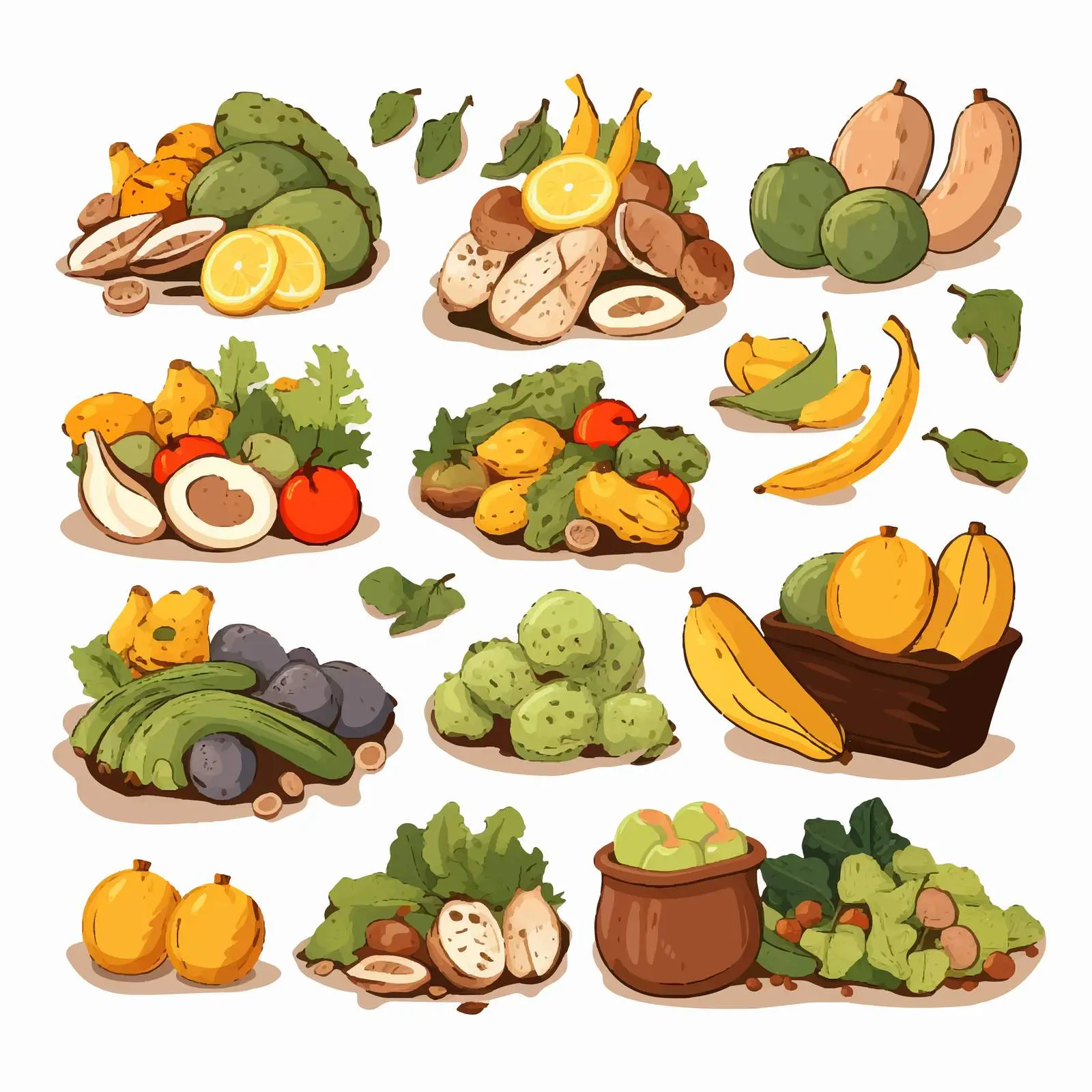 Discarded Food Collection for Freegans — free download from Dotvec