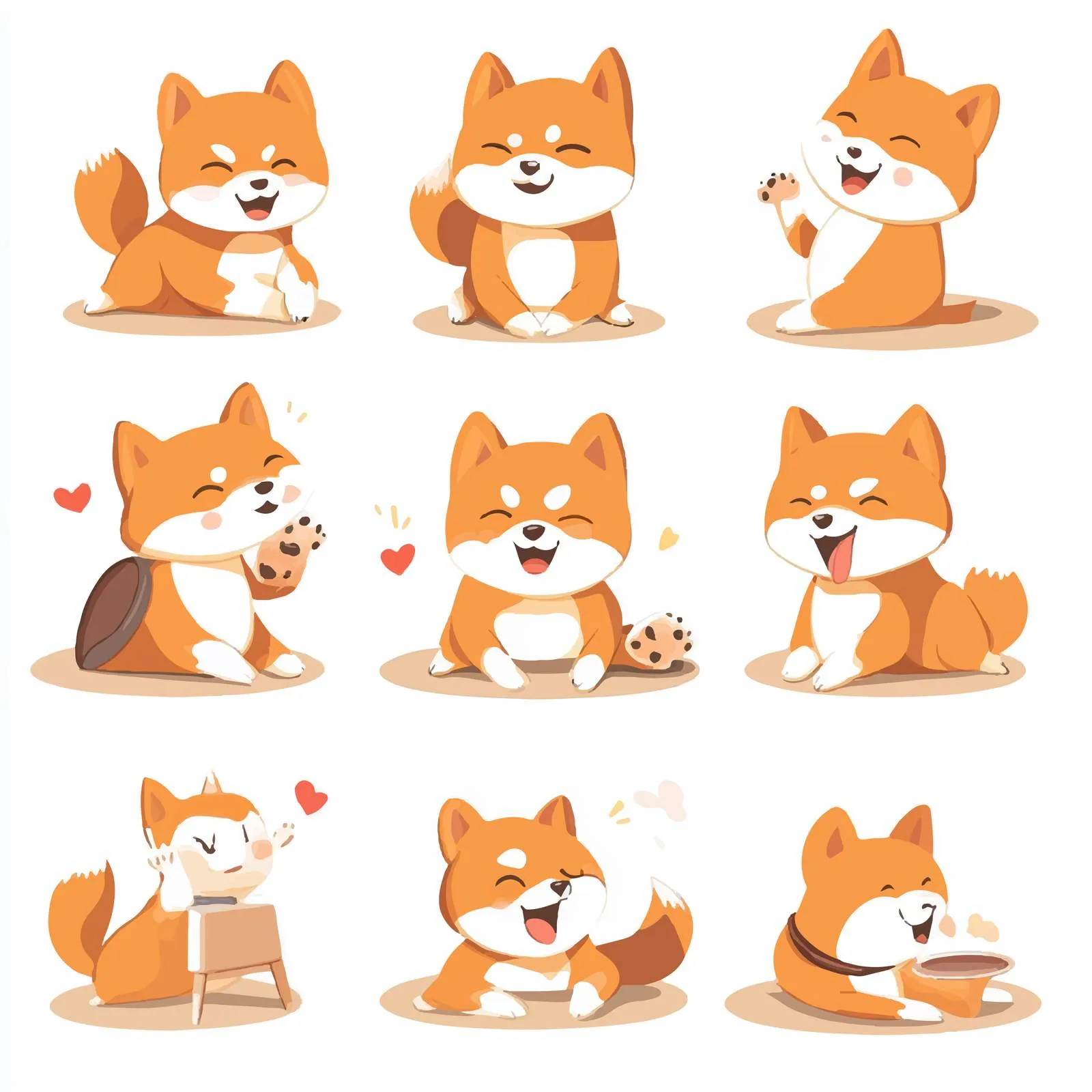 Dogs Engaging in Everyday Activities Vector Art – free everyday activities image from Dotvec