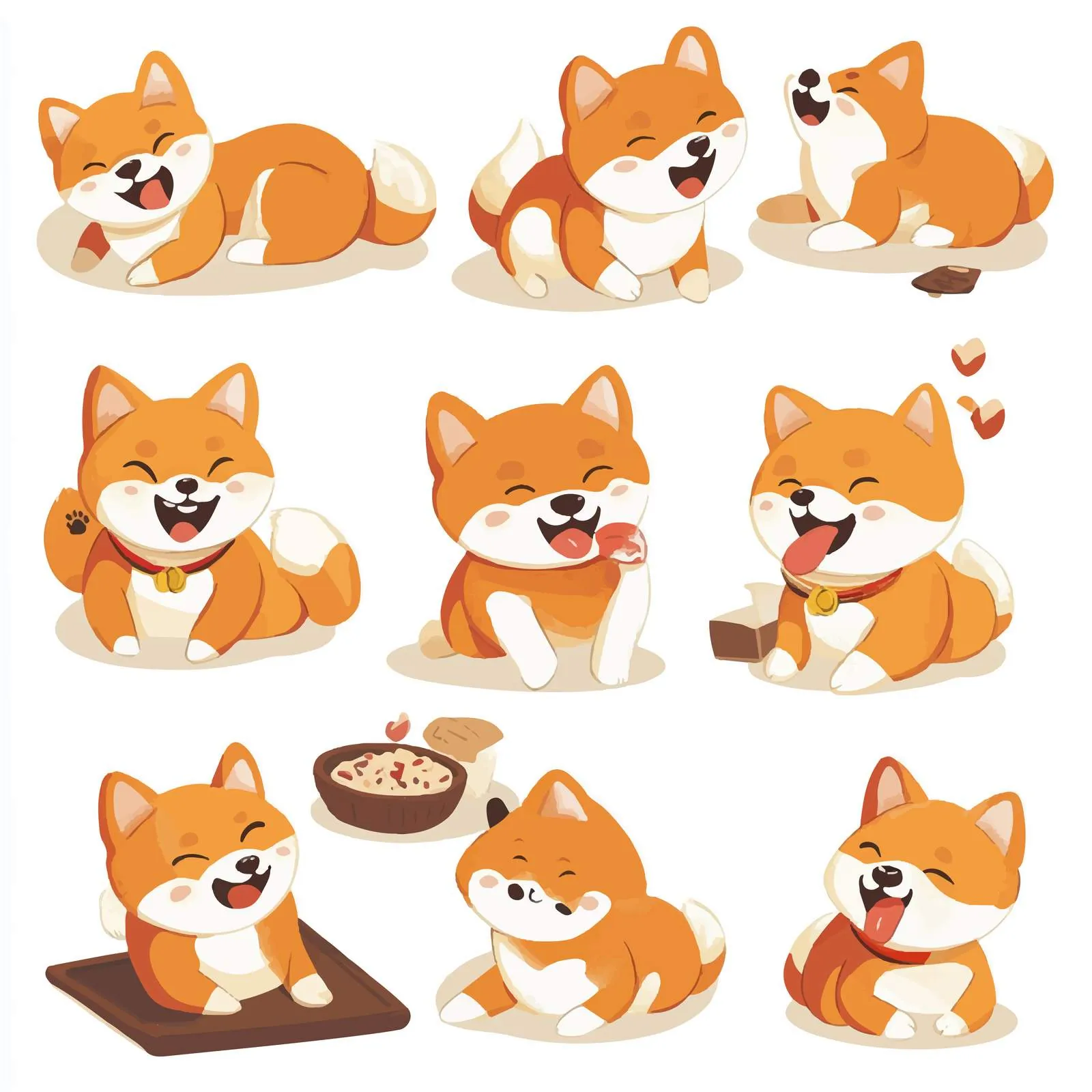 Dogs Engaging in Daily Activities Collection — free download from Dotvec