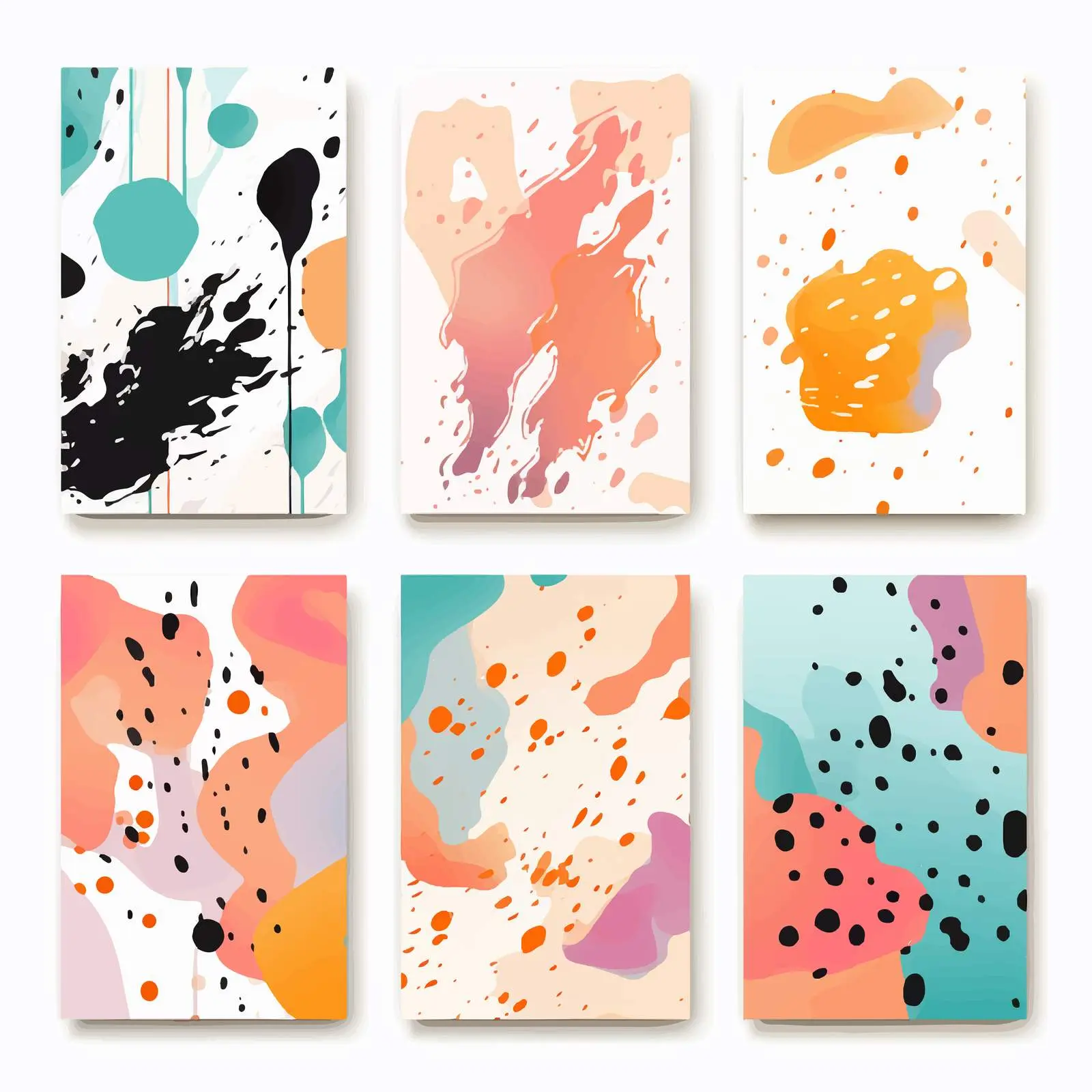 Greeting Card and Postcard Template Collection – free creative cards image from Dotvec