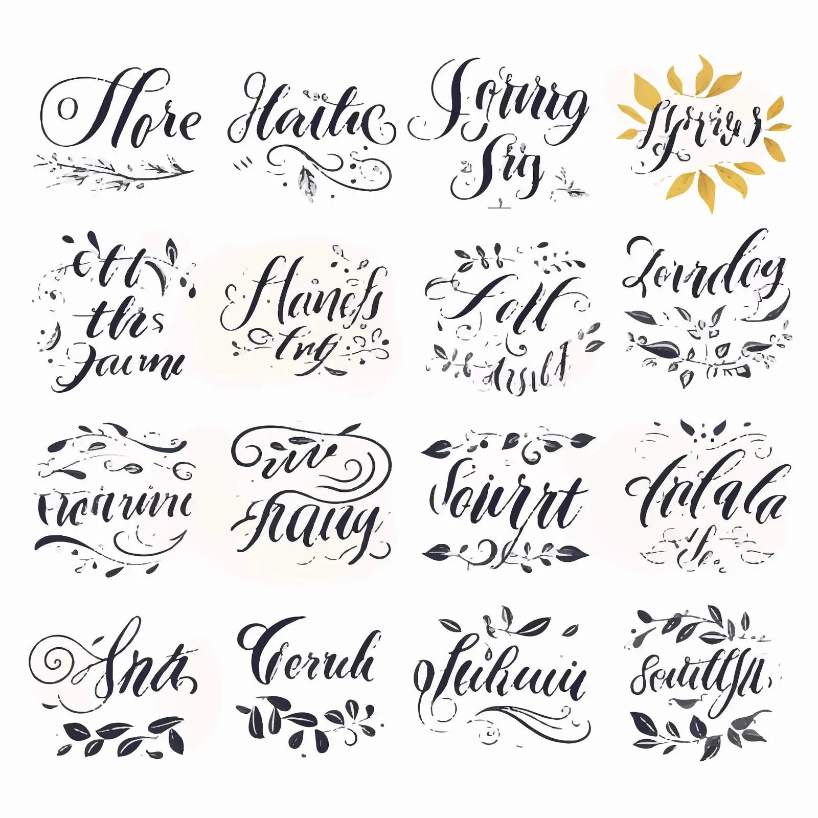 Handmade Inscriptions for Labels and Tags – free printable tags image from Dotvec