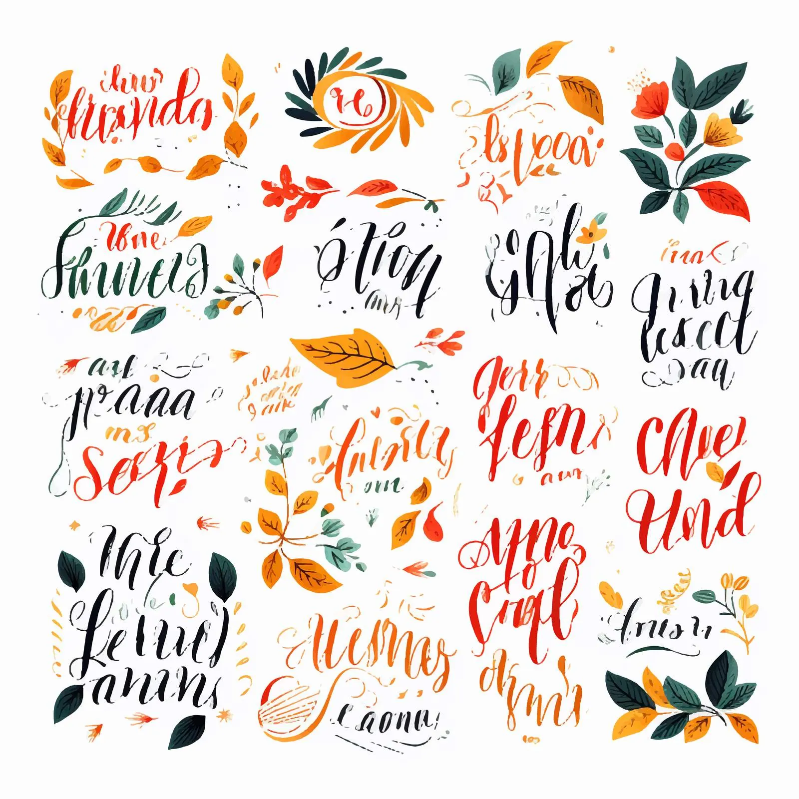 Handmade Inscriptions for Labels and Tags — free download from Dotvec