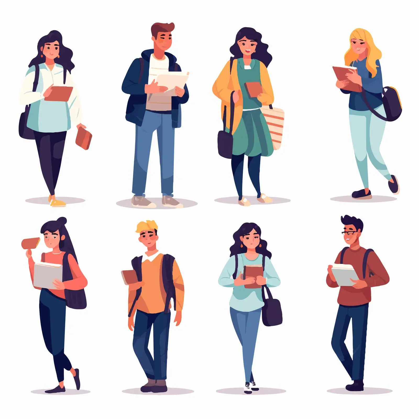 Modern Clothing Collection of Students – free uniforms image from Dotvec