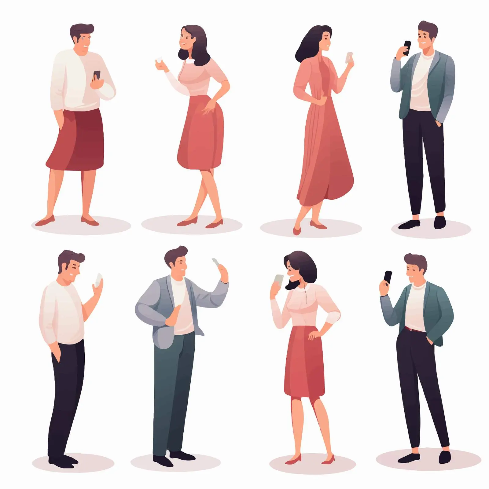 Men and Women Engaging in Conversation — free download from Dotvec