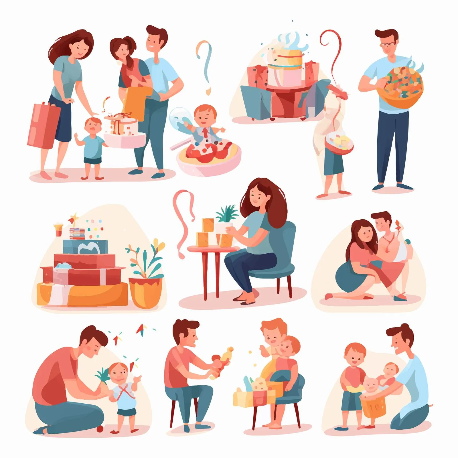 First Birthday Celebration of a Baby – free outdoor celebration image from Dotvec