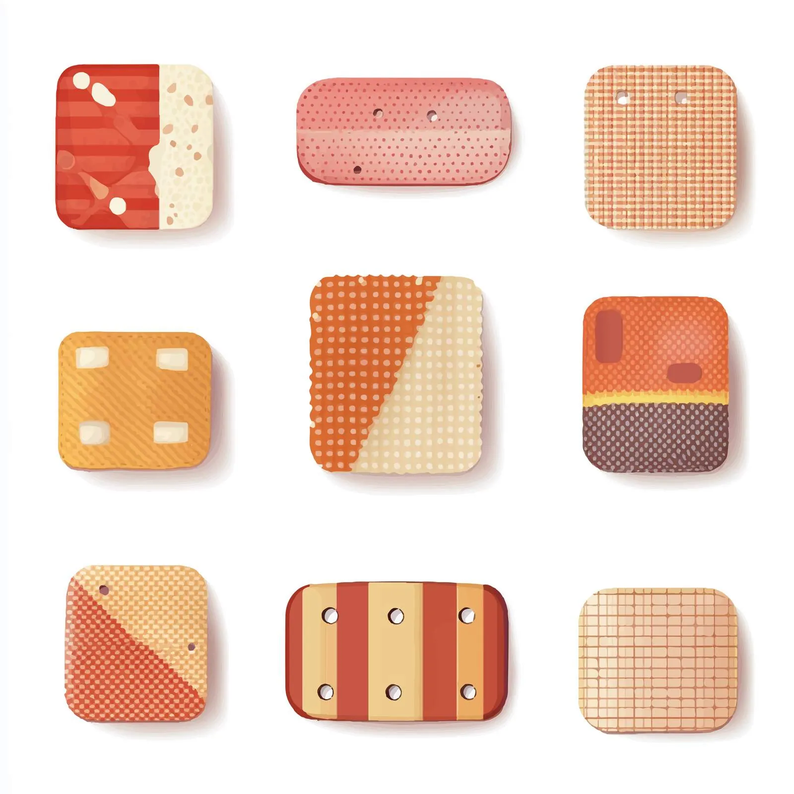 Realistic Medical Adhesive Plasters and Patches — free download from Dotvec