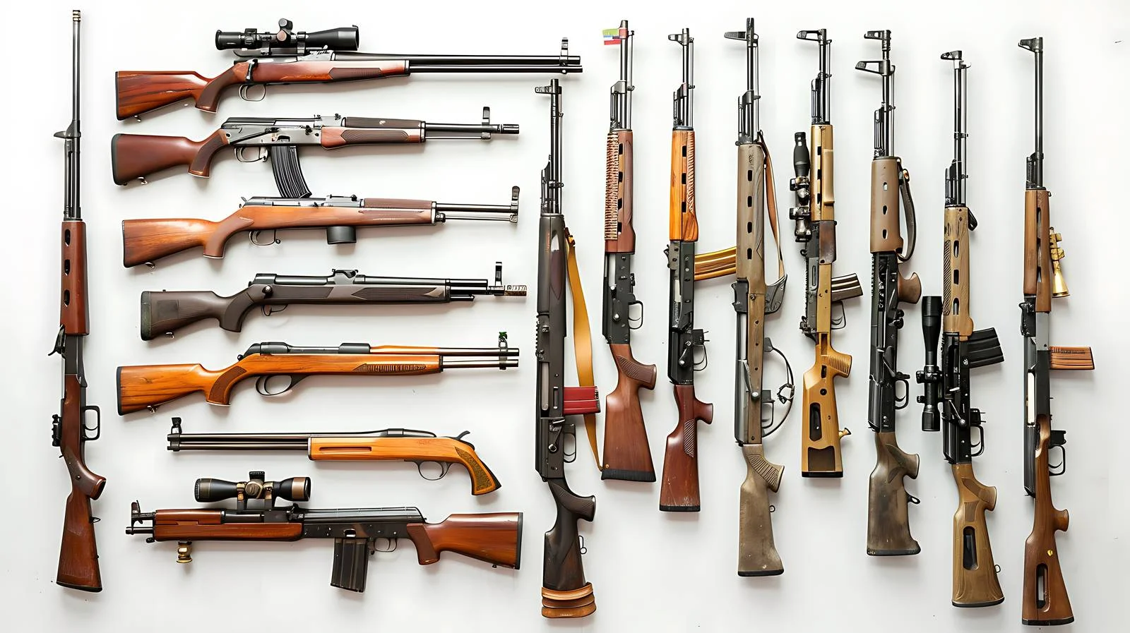Assorted Firearms Display — free download from Dotvec
