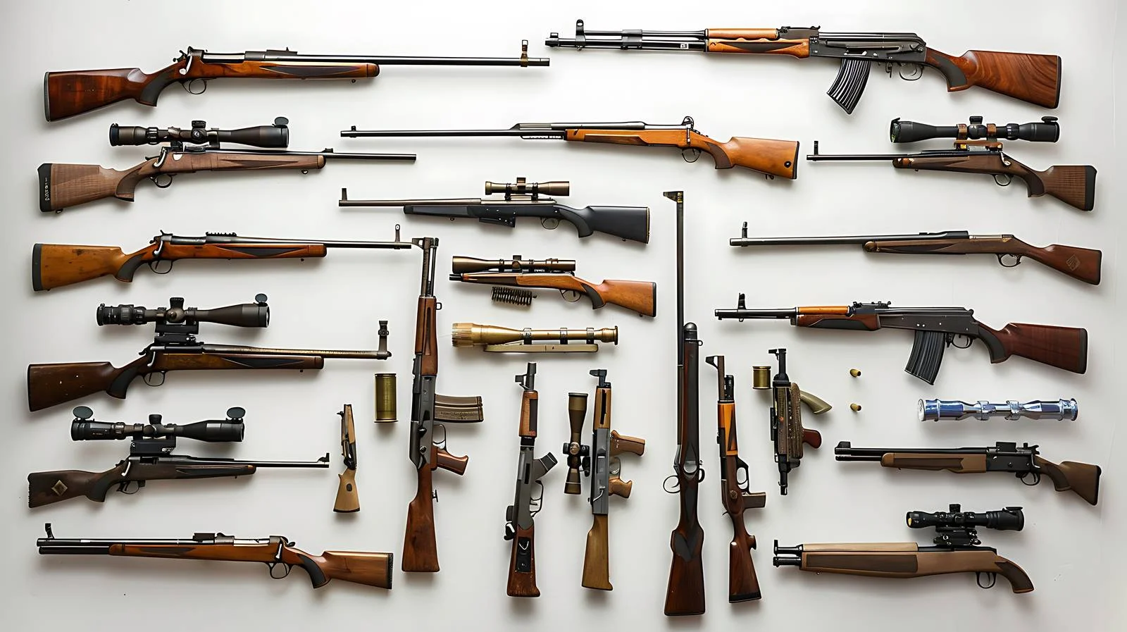 Assorted Firearms Display – free rifle image from Dotvec