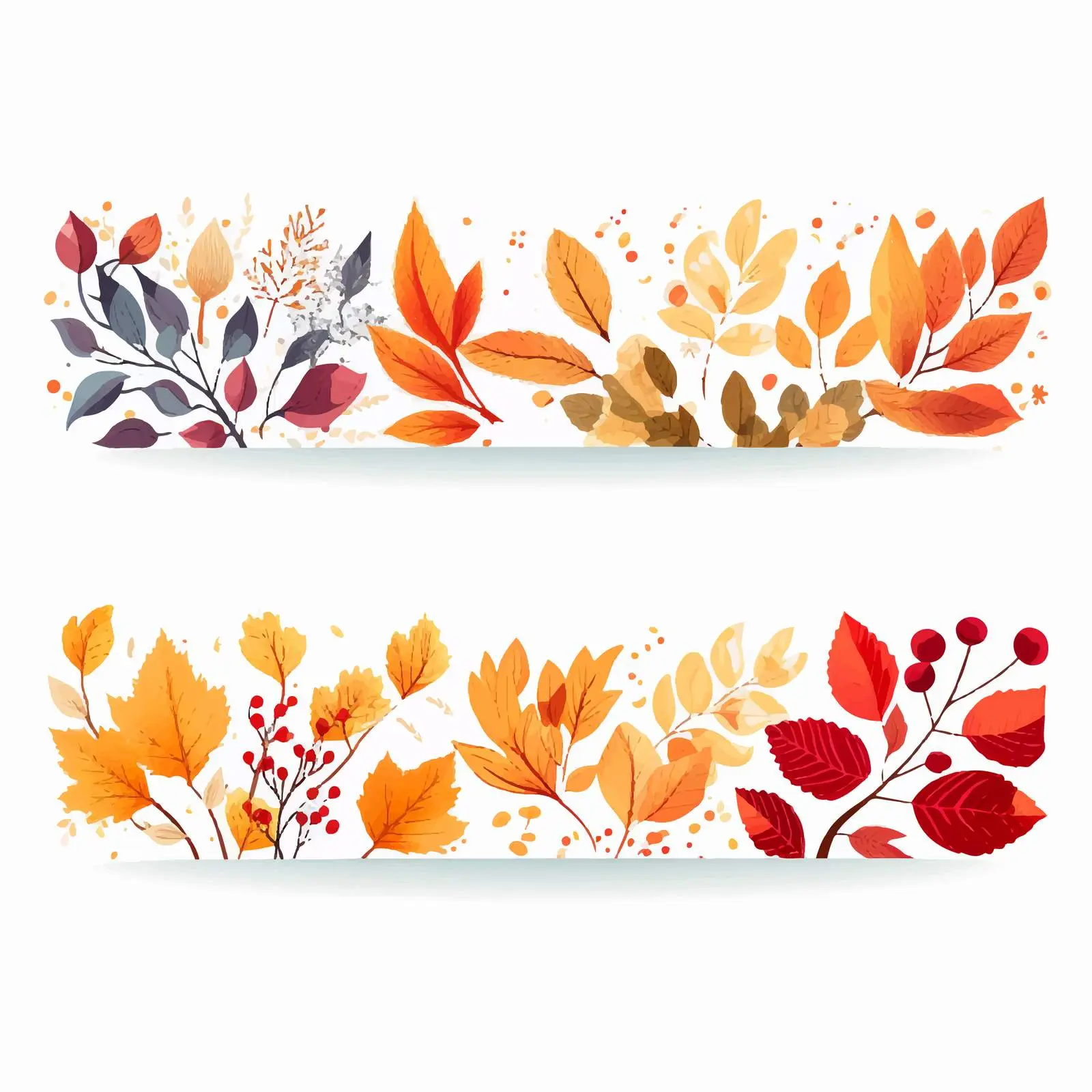 Seasonal Horizontal Banner Templates Collection — free download from Dotvec
