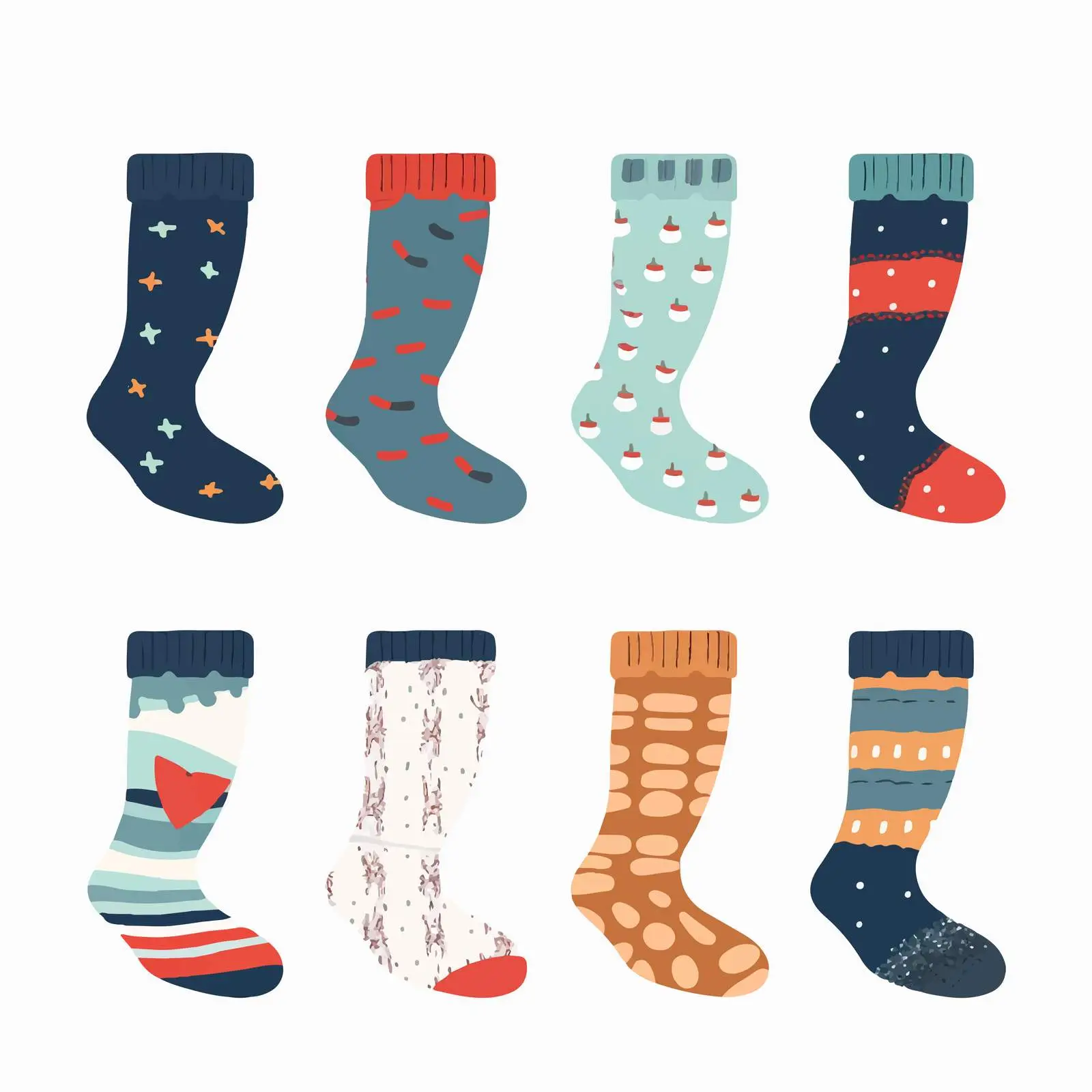 Stylish Cotton and Woolen Socks Collection — free download from Dotvec