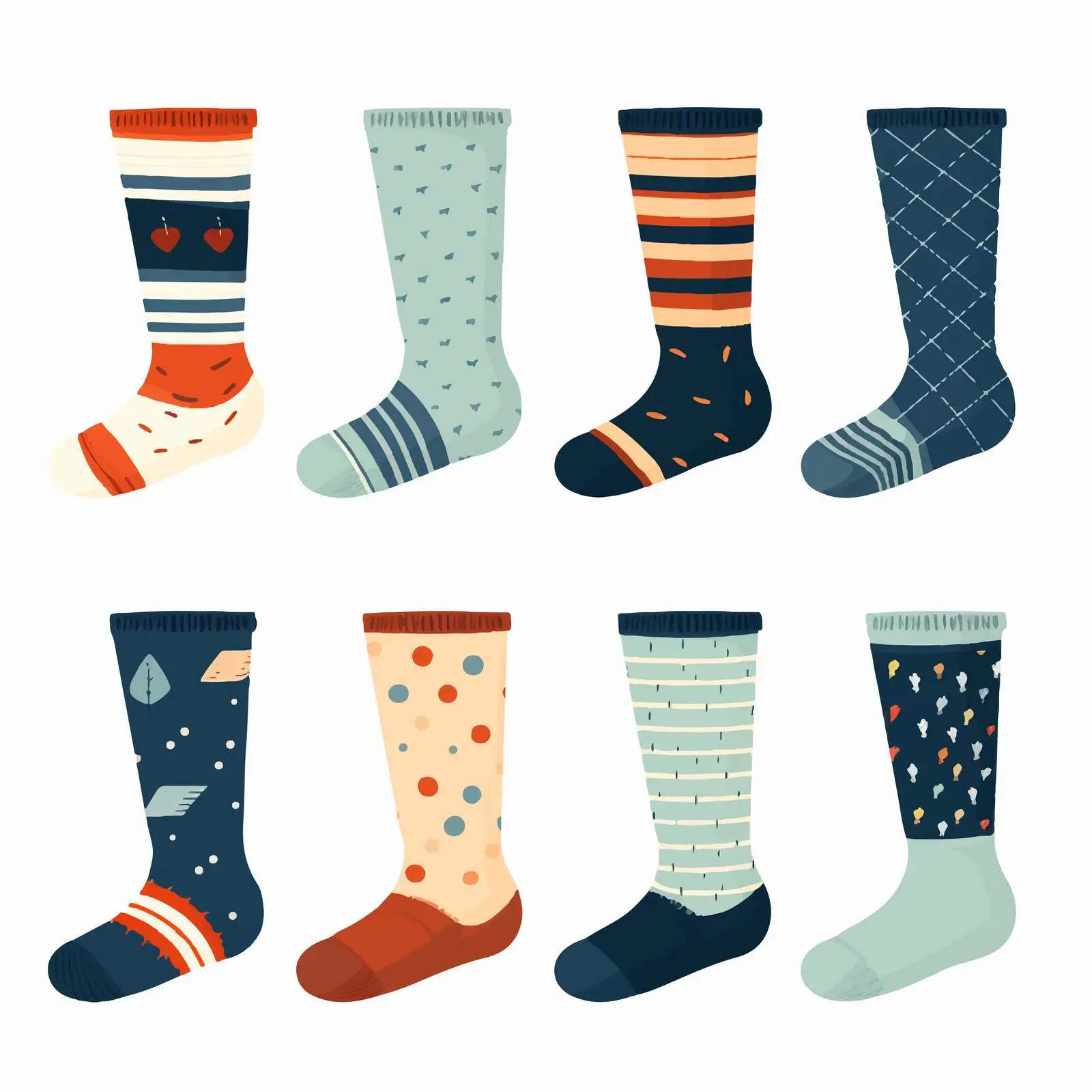 Stylish Cotton and Woolen Socks Collection — free download from Dotvec