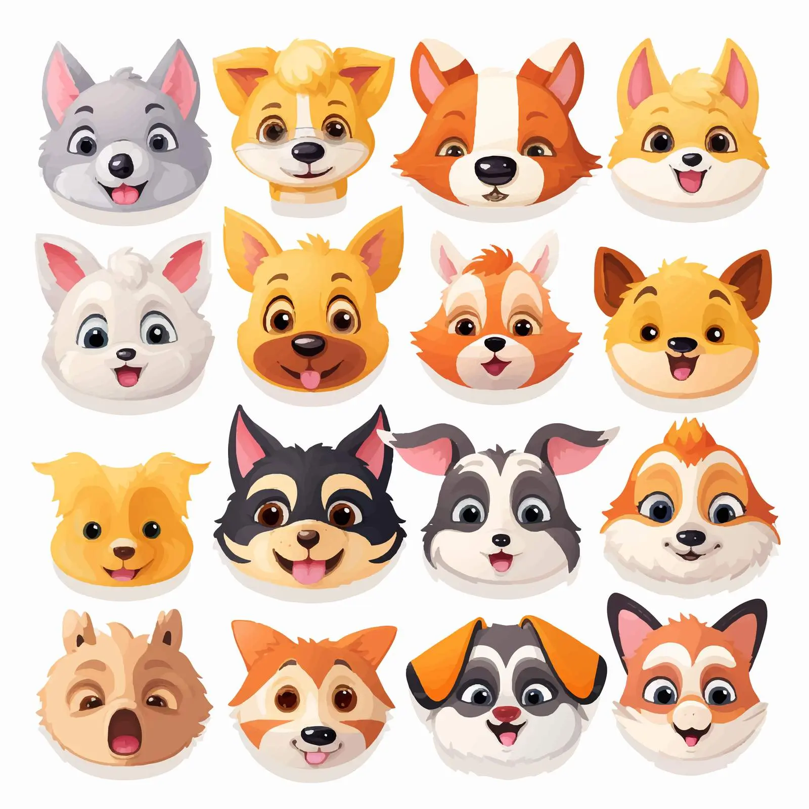 Cute Video Chat Effects Collection — free download from Dotvec