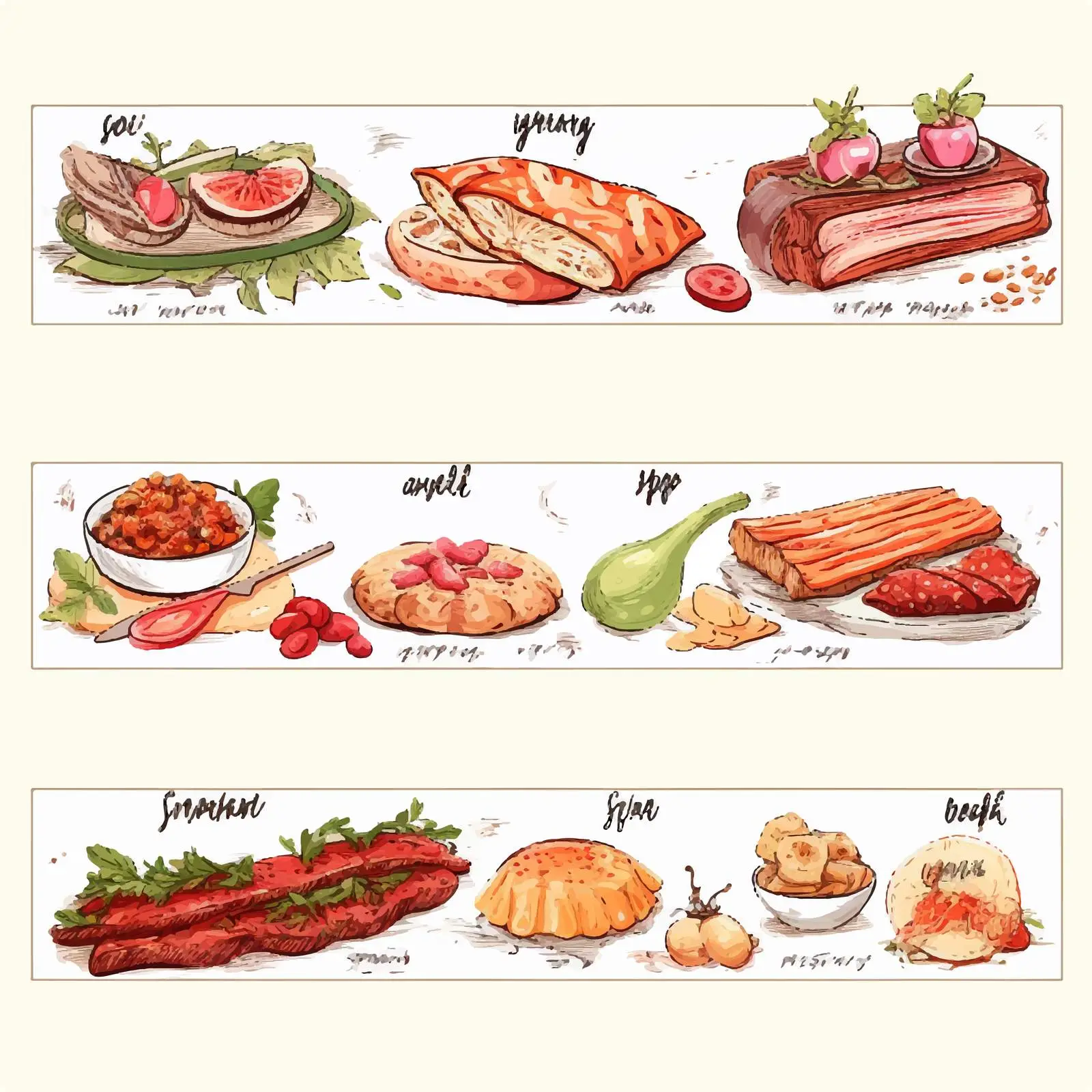 Appetizing Web Banner Templates Collection – free appetite image from Dotvec