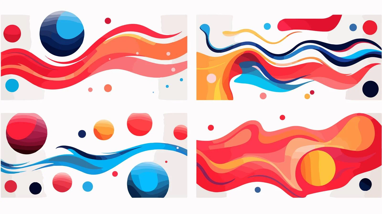Abstract Geometric Graphic Elements Collection — free download from Dotvec
