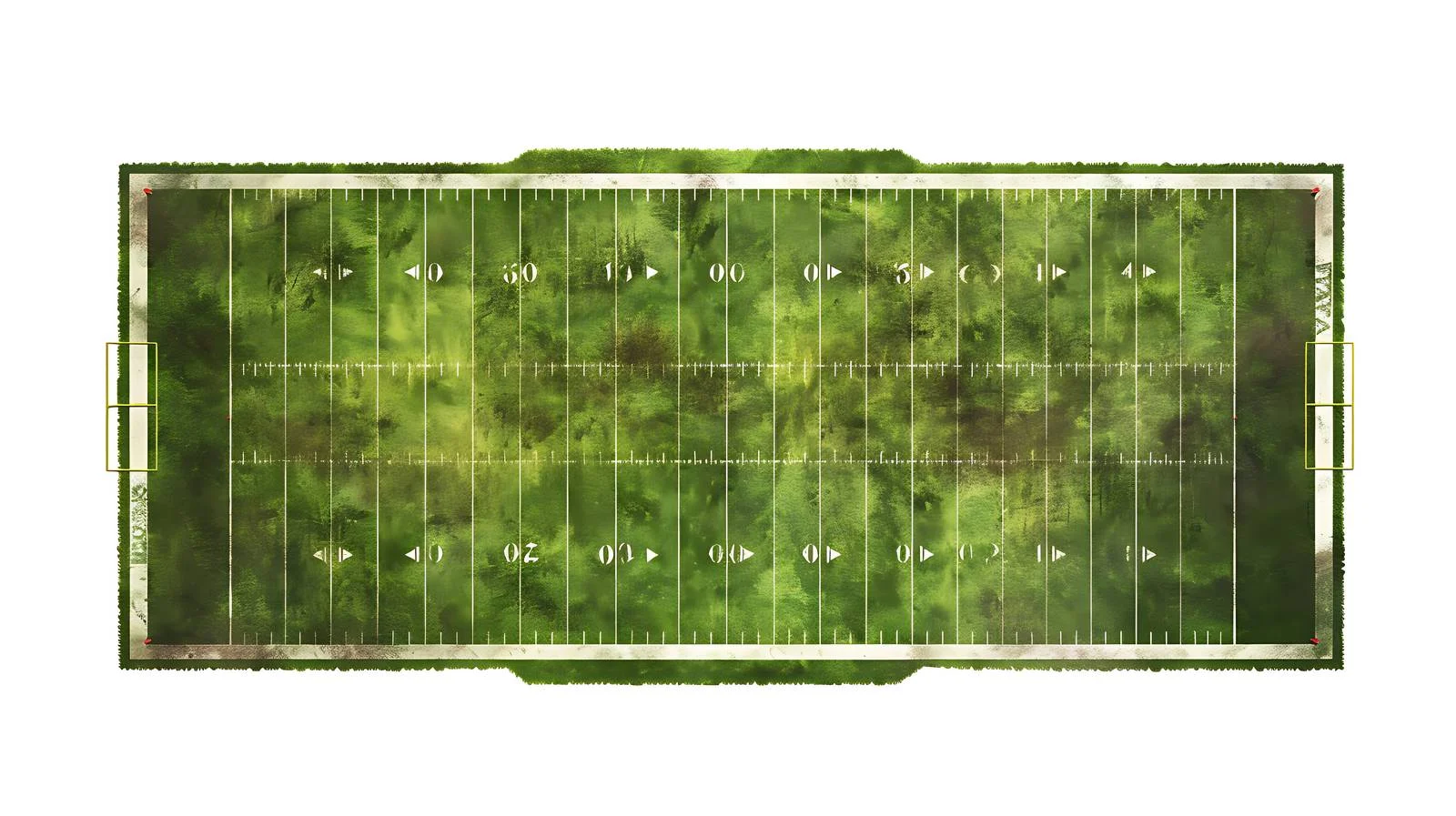 Aerial View of College Football Yard Line — free download from Dotvec