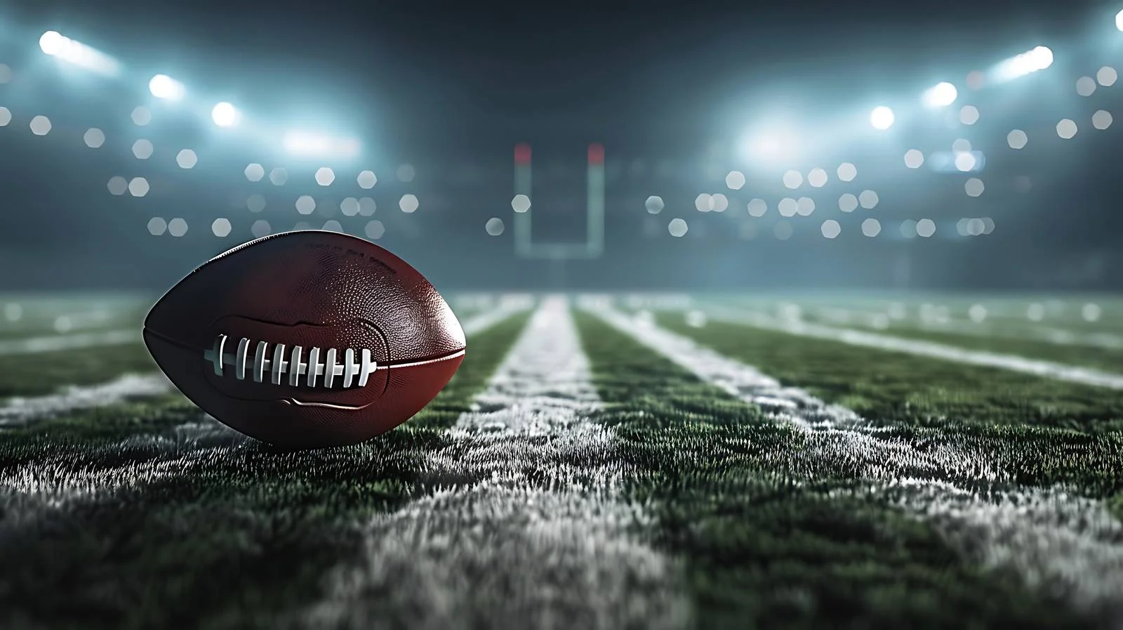 College Football Game on Striped Field — free download from Dotvec