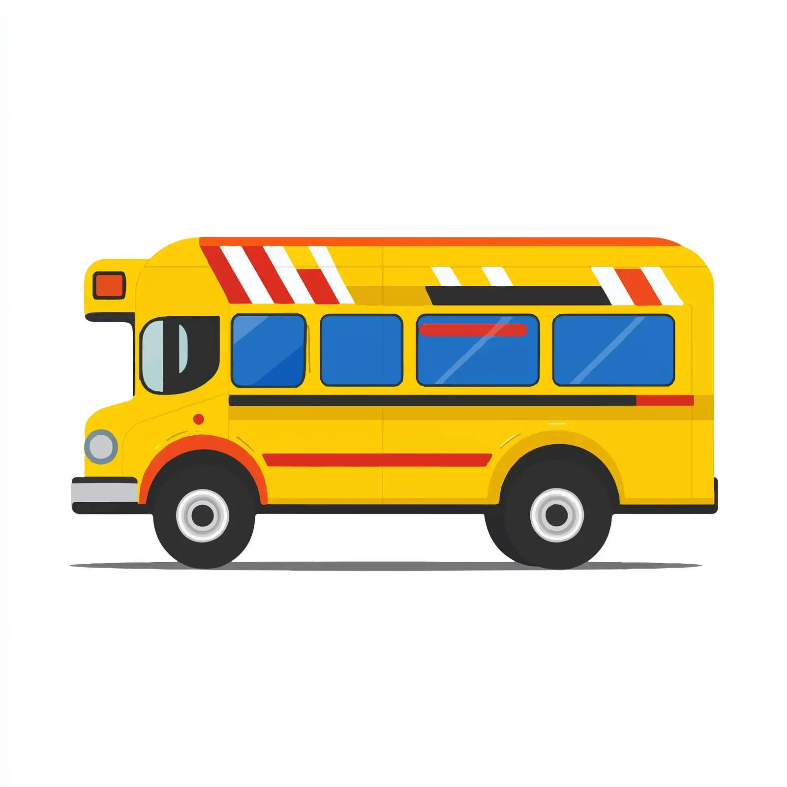 Colorful Chiva Bus Vector Illustration – free colombia image from Dotvec