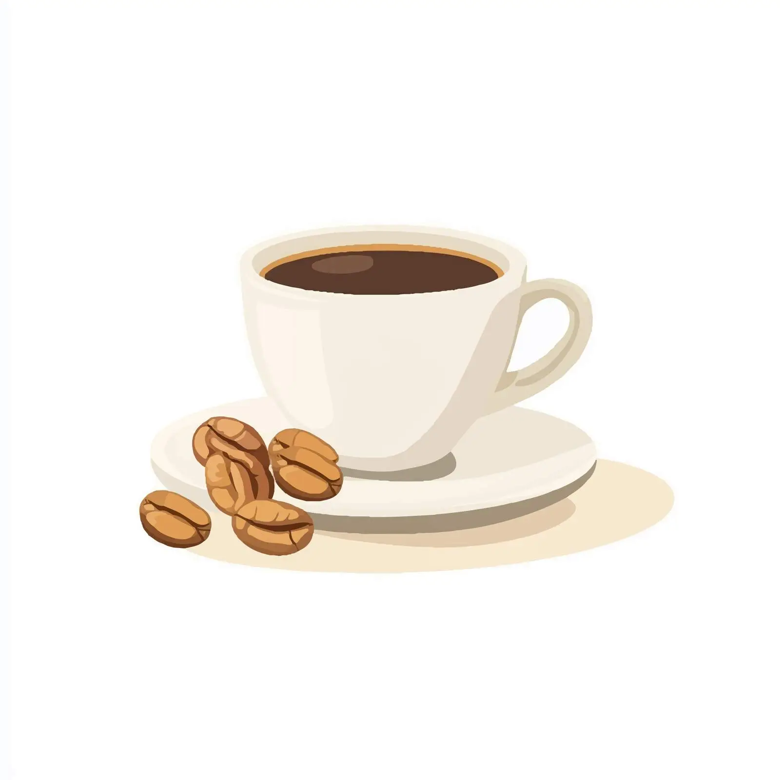 Colombian Coffee Cup and Beans Vector — free download from Dotvec