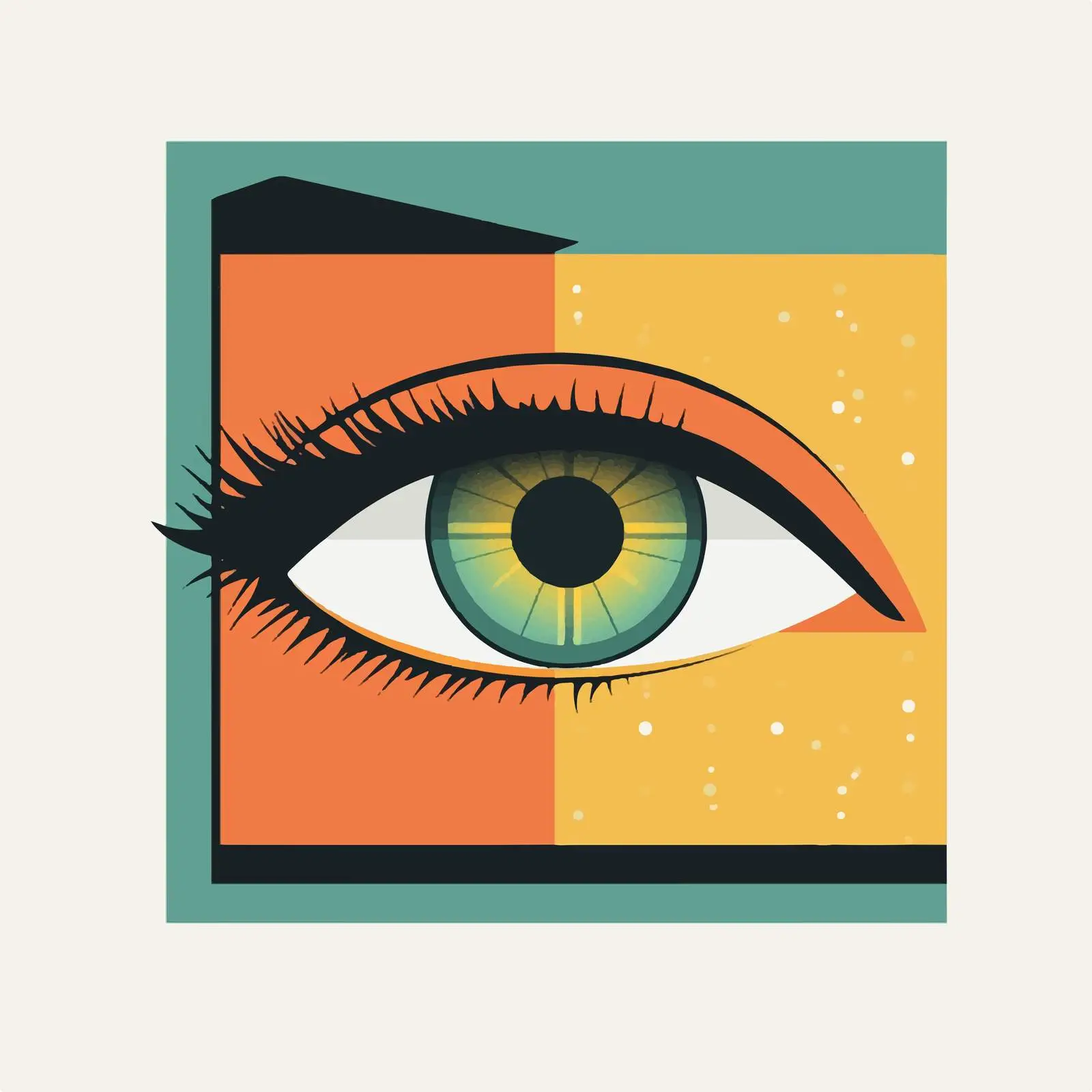 Color Blindness Awareness Vector Illustration — free download from Dotvec