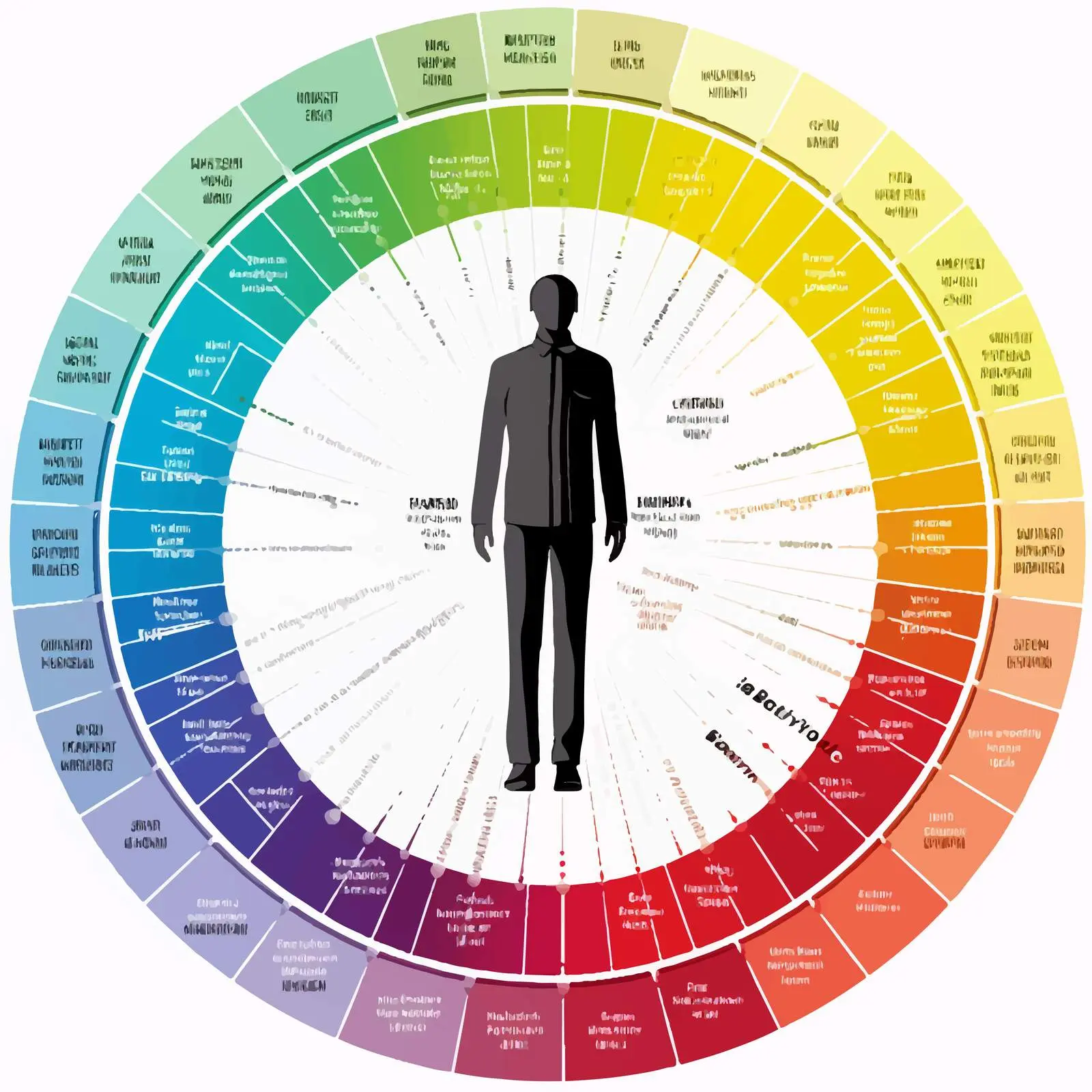 Color-Coded BMI Categories and Ranges Illustration — free download from Dotvec