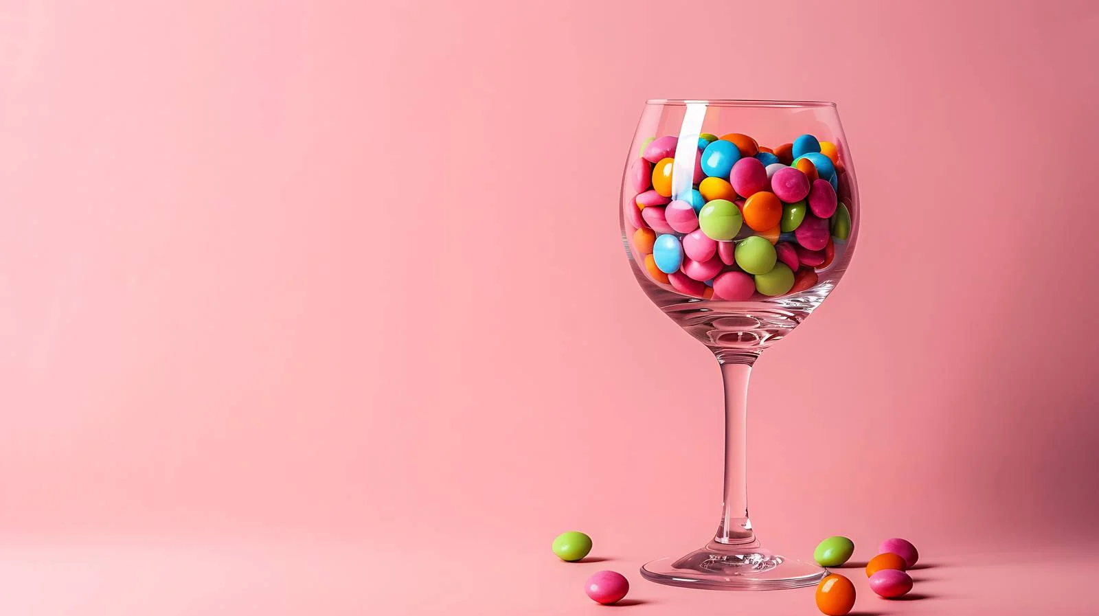 Elegant Candy Display in Wineglass — free download from Dotvec