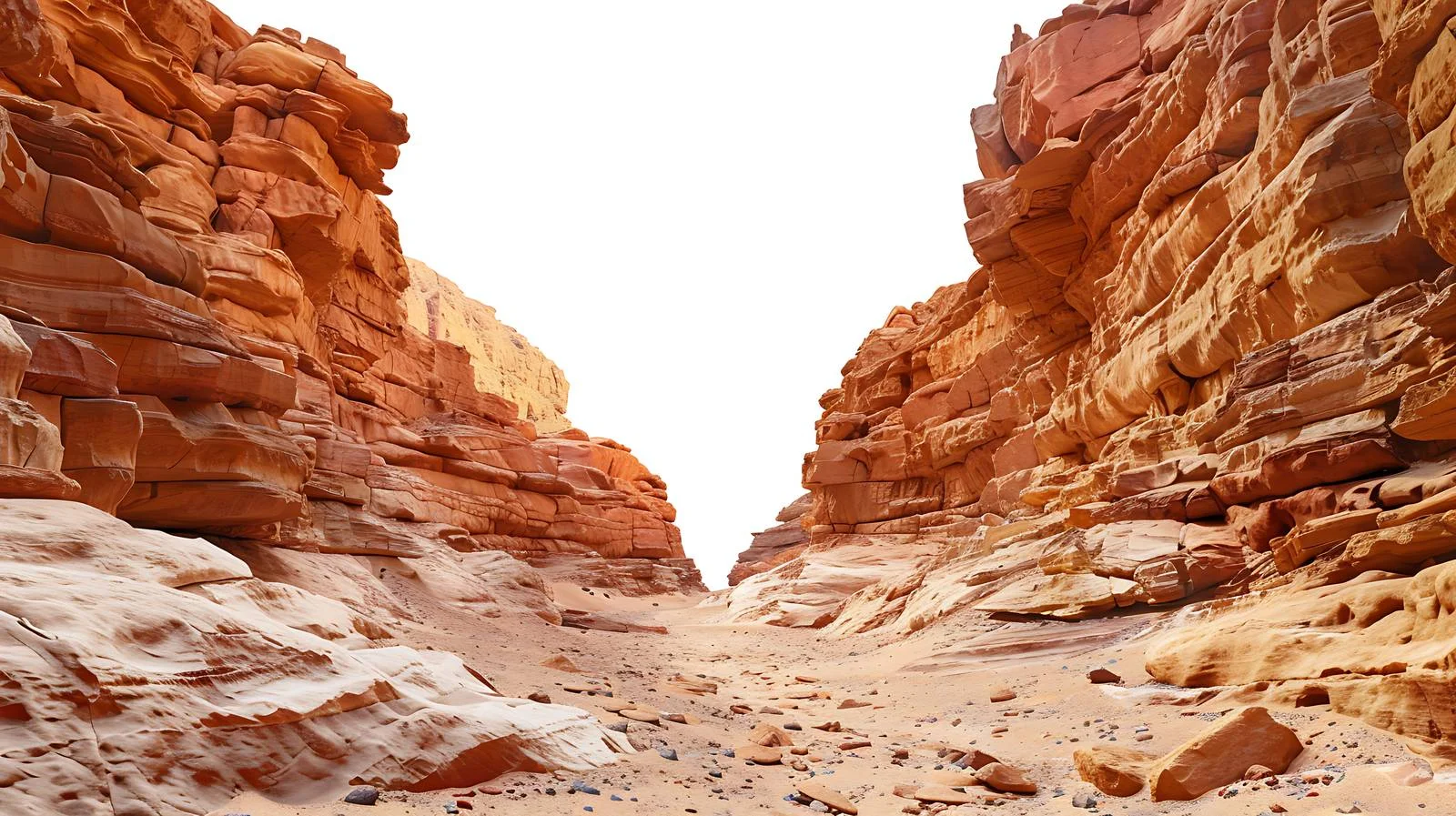 Vibrant Canyon Landscape in Egypt — free download from Dotvec