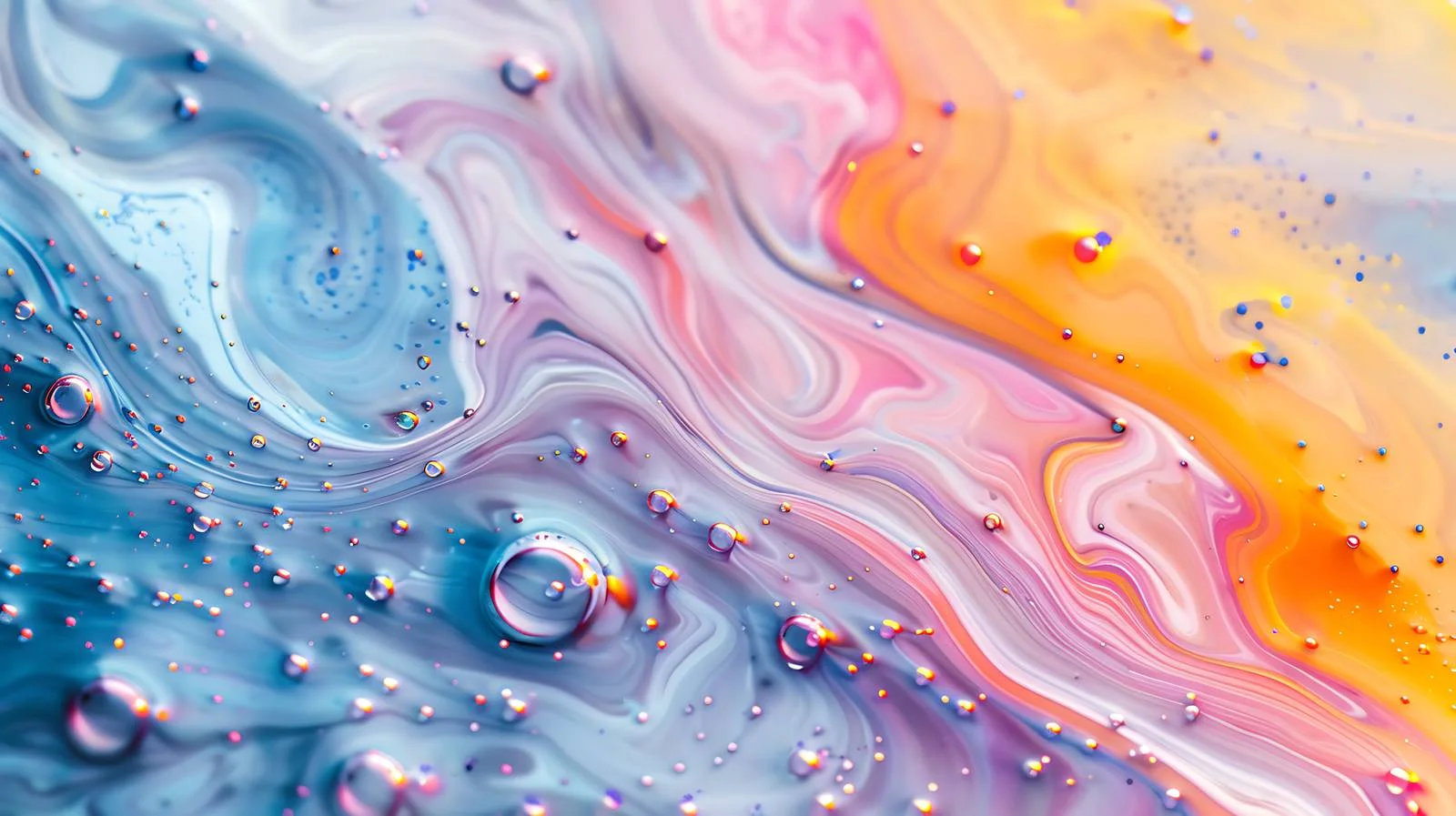 Vibrant gasoline stains in close-up view — free download from Dotvec