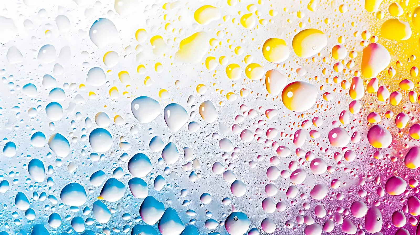 Vibrant Oil Drops on Water Background — free download from Dotvec