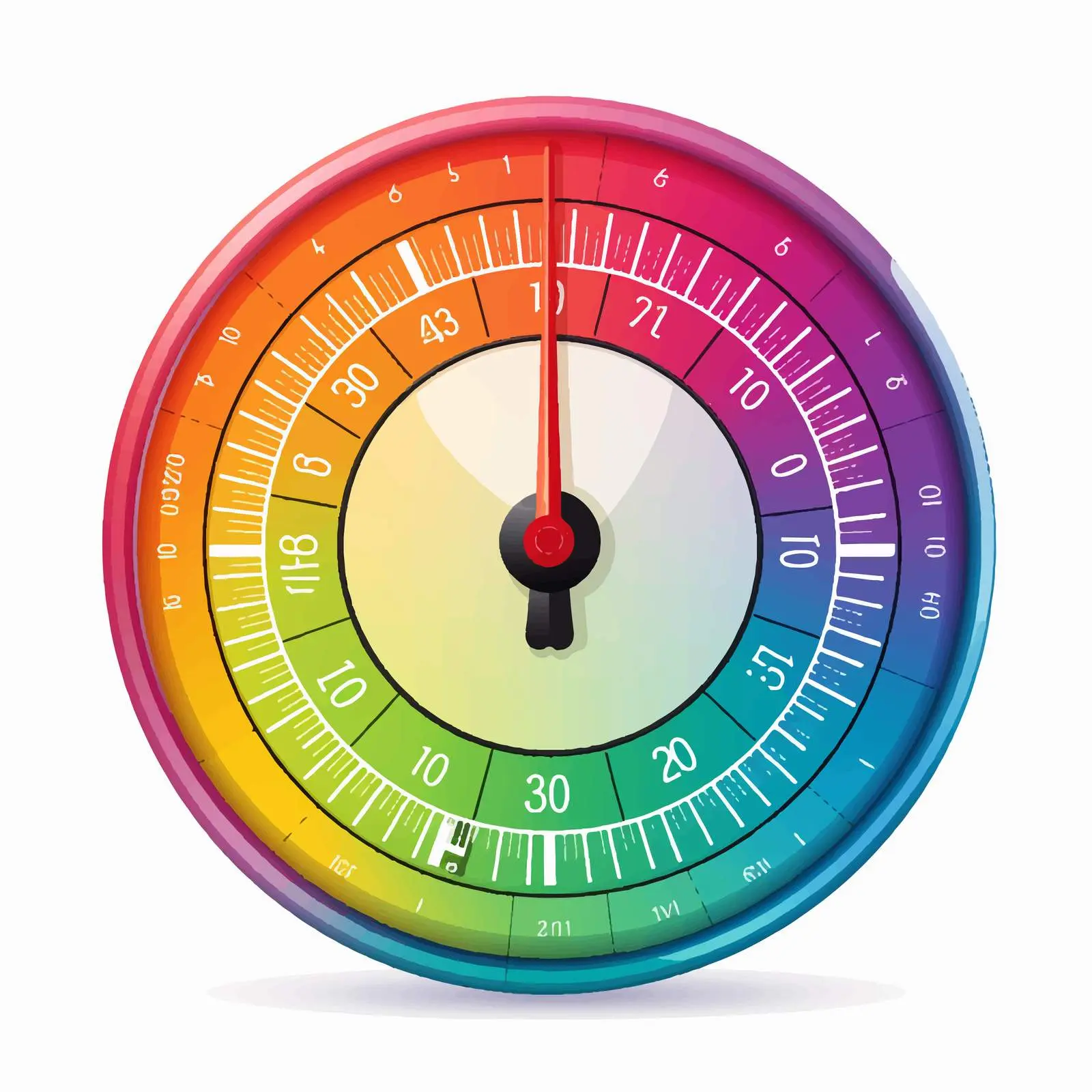 Colorful BMI Gauge with Weight Categories – free physical health image from Dotvec