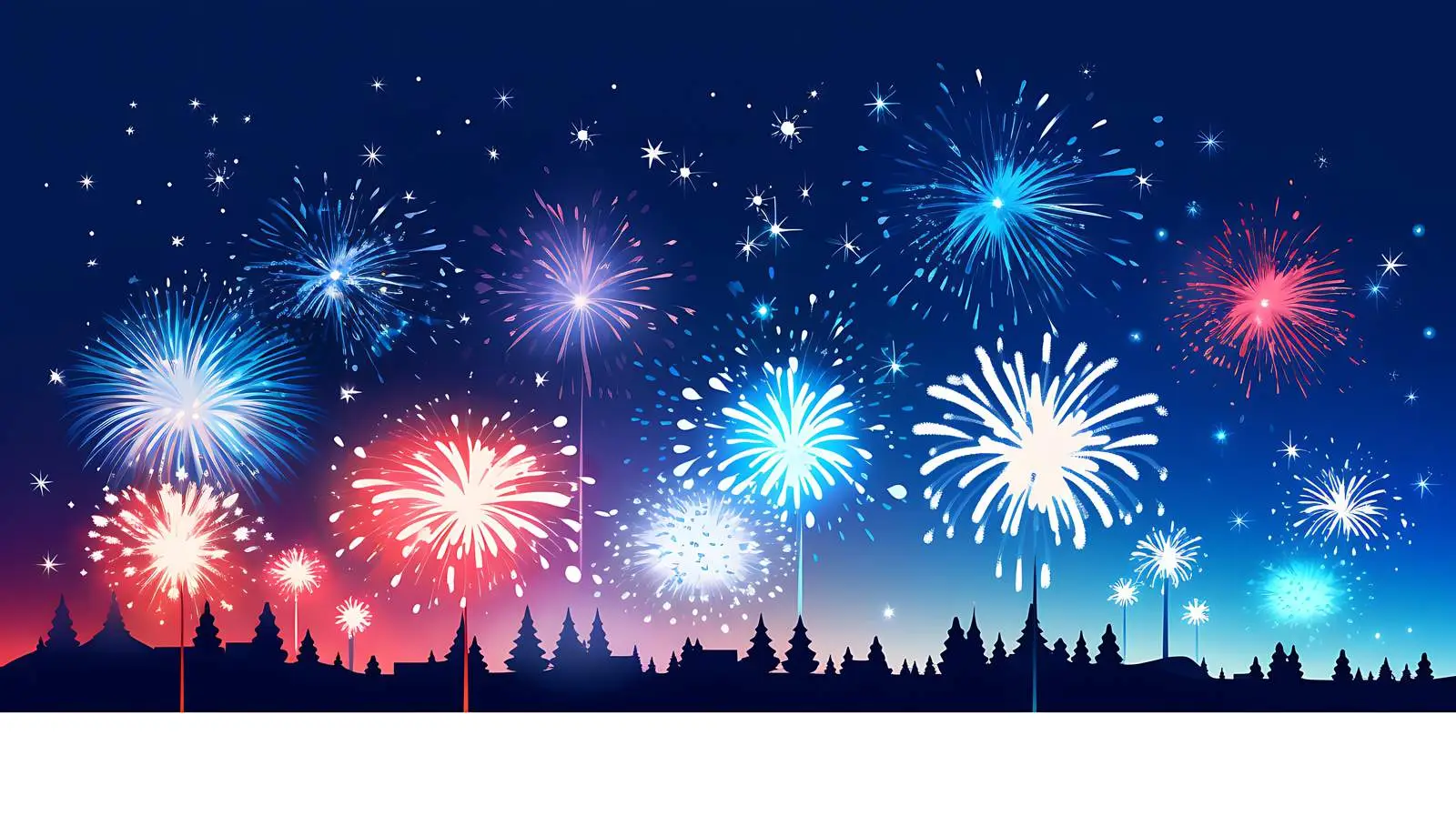 Vibrant Firework Display Illustration — free download from Dotvec