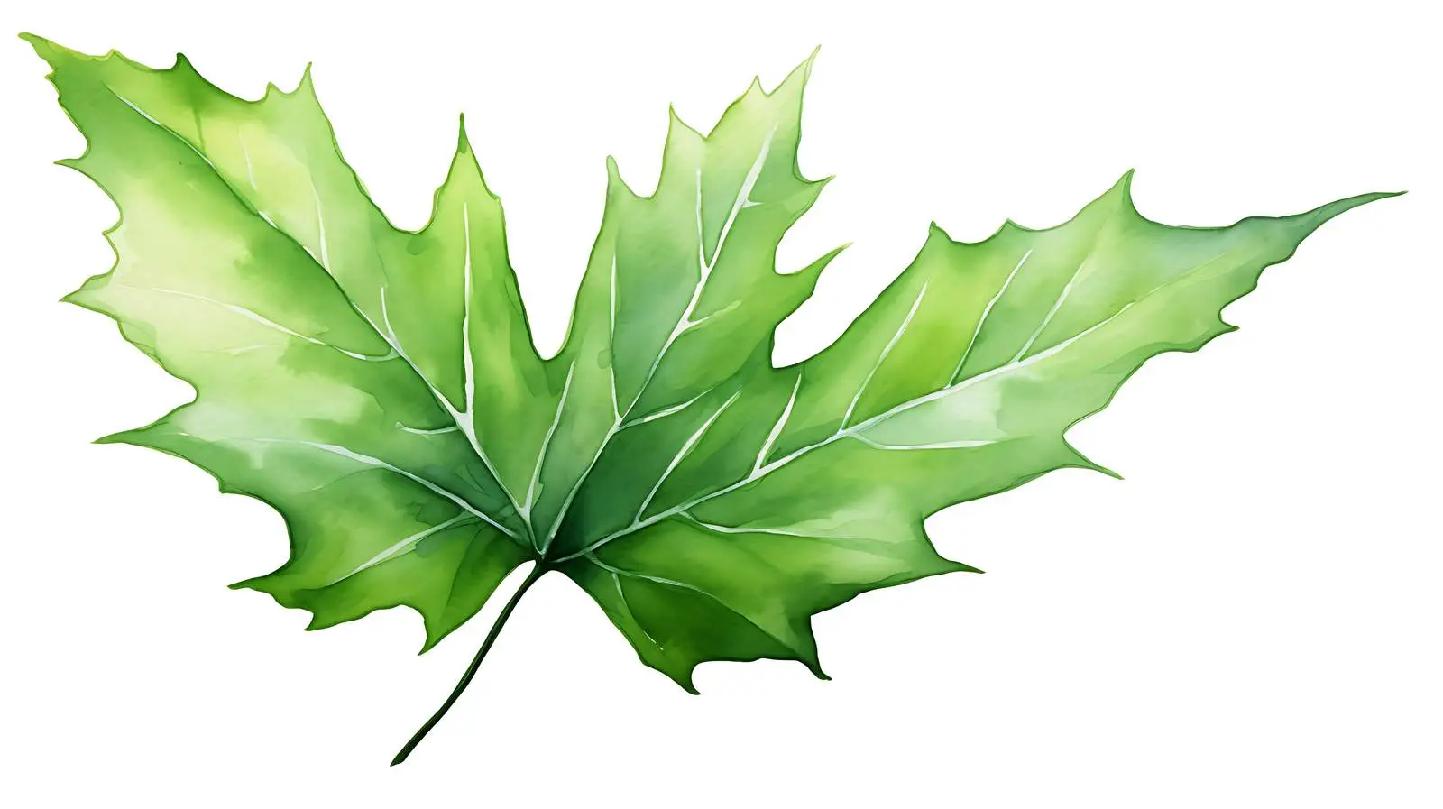 Vibrant Maple Leaf on White Background — free download from Dotvec