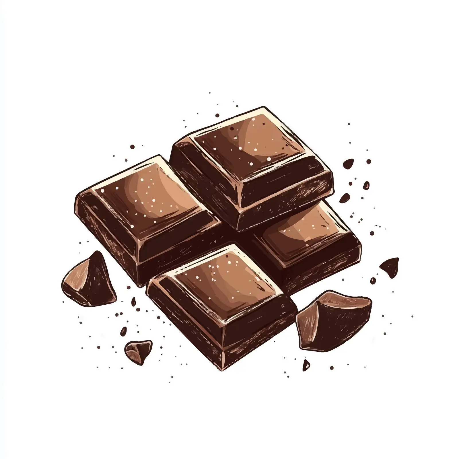 Hand-Drawn Chocolate Candy Sketch — free download from Dotvec