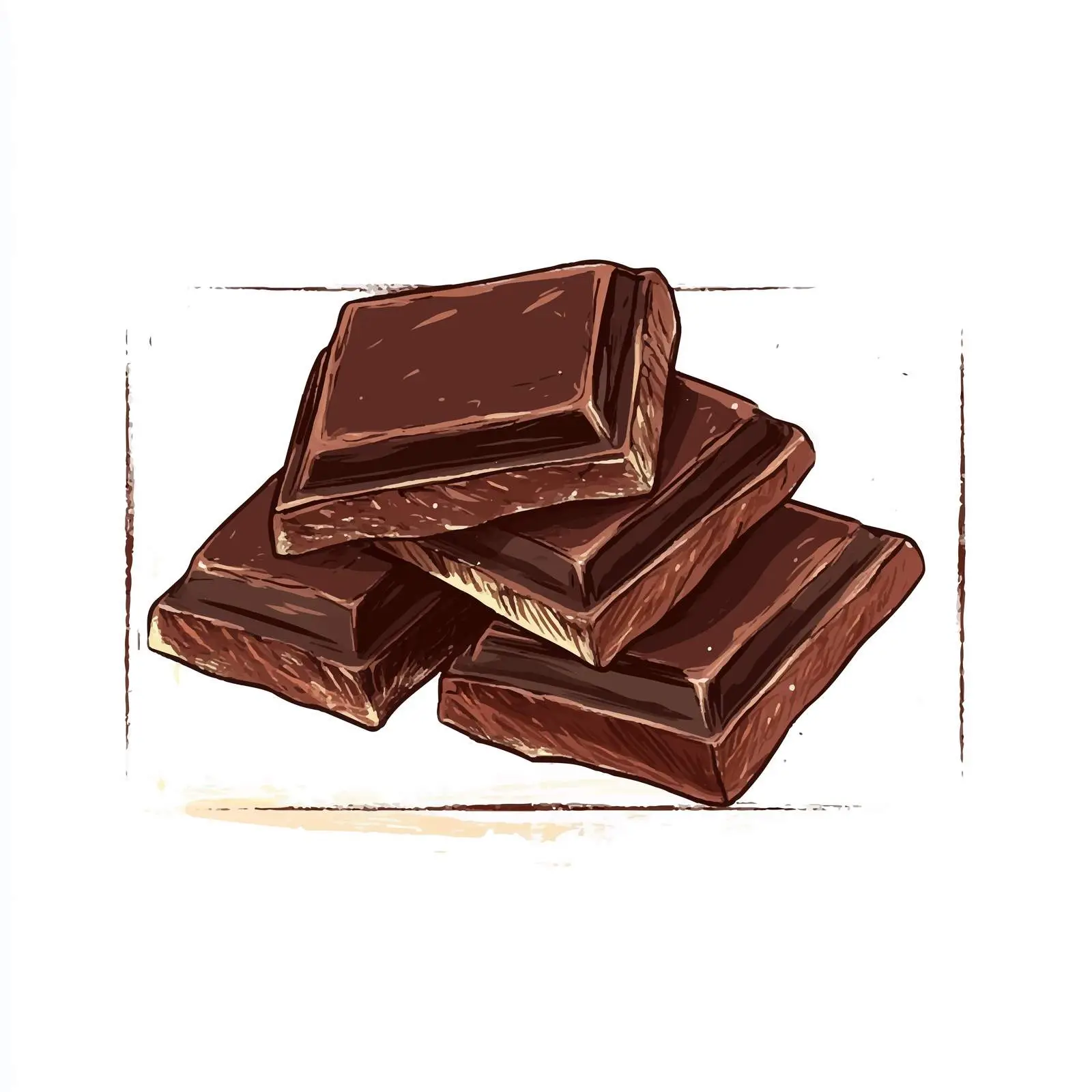 Hand-Drawn Chocolate Candy Sketch — free download from Dotvec
