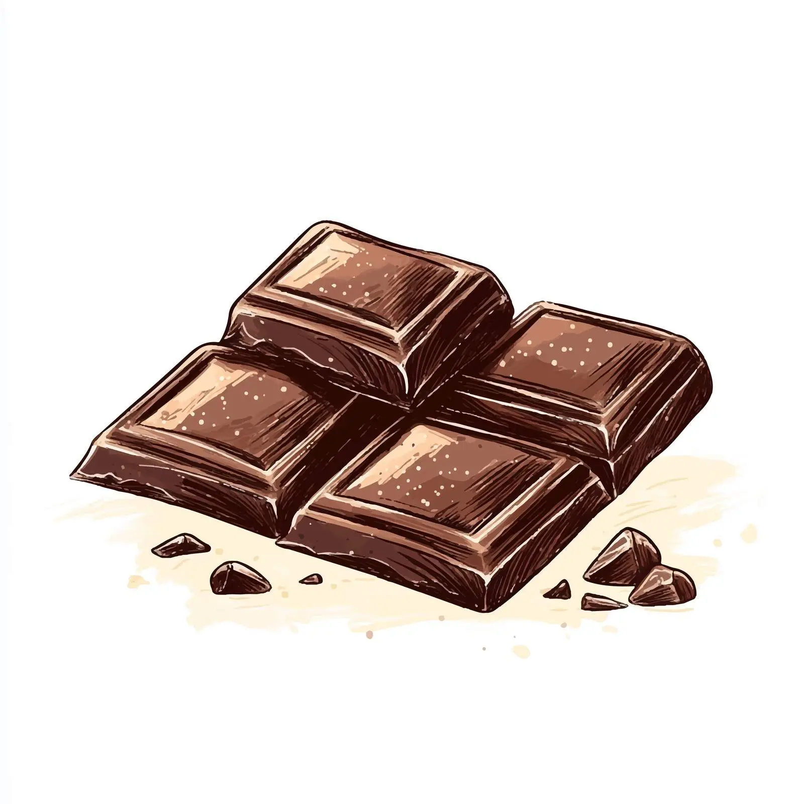 Colorful Hand-Drawn Chocolate Candy Sketch — free download from Dotvec