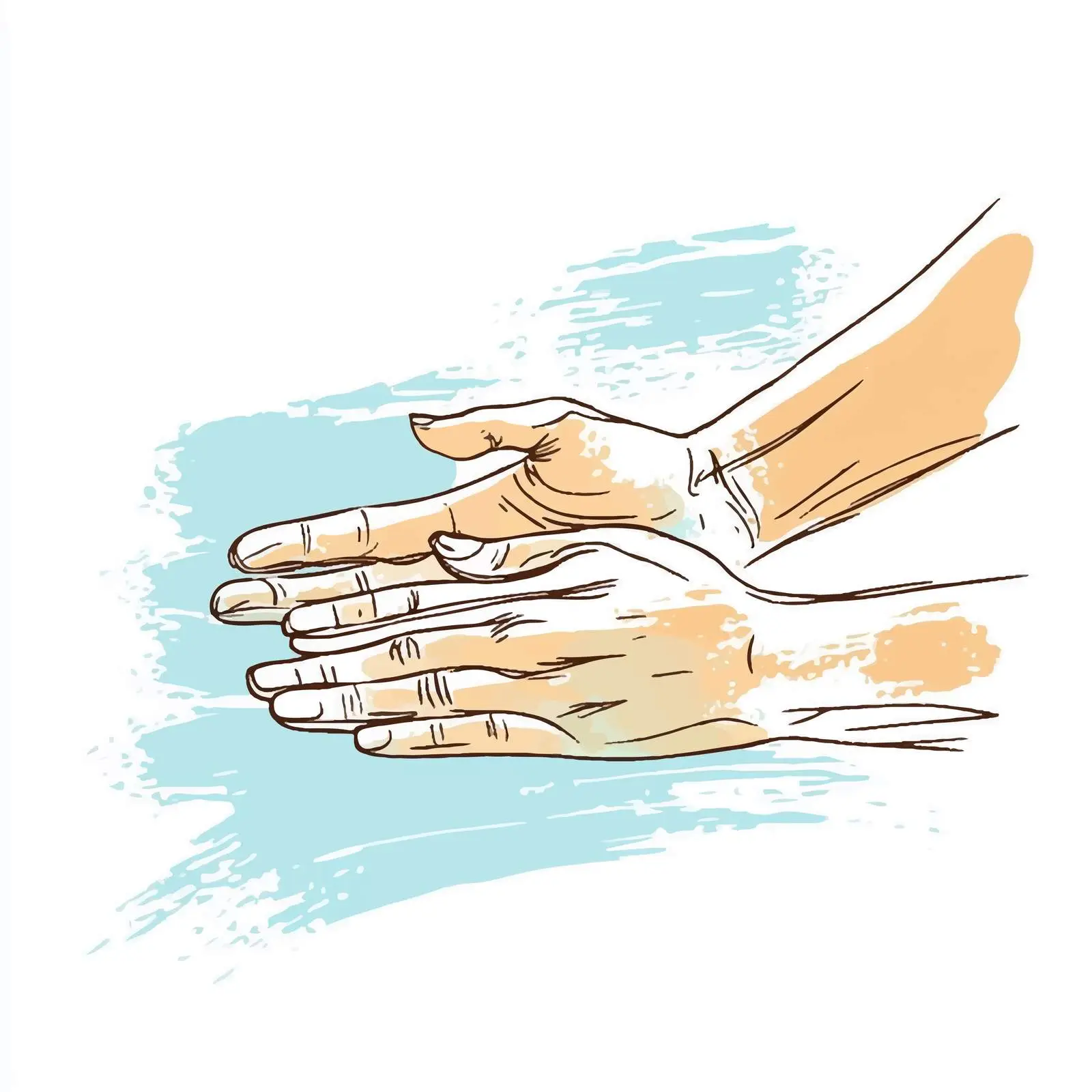 Colorful Hand-drawn Spa Massage Sketch — free download from Dotvec