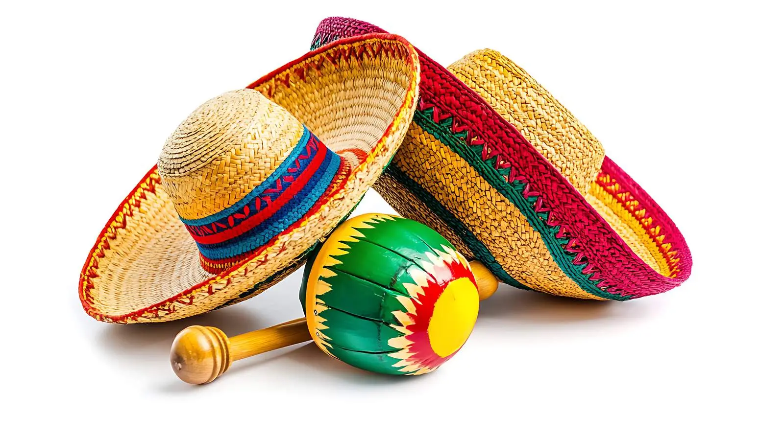 Mexican Hats & Maracas Scene — free download from Dotvec