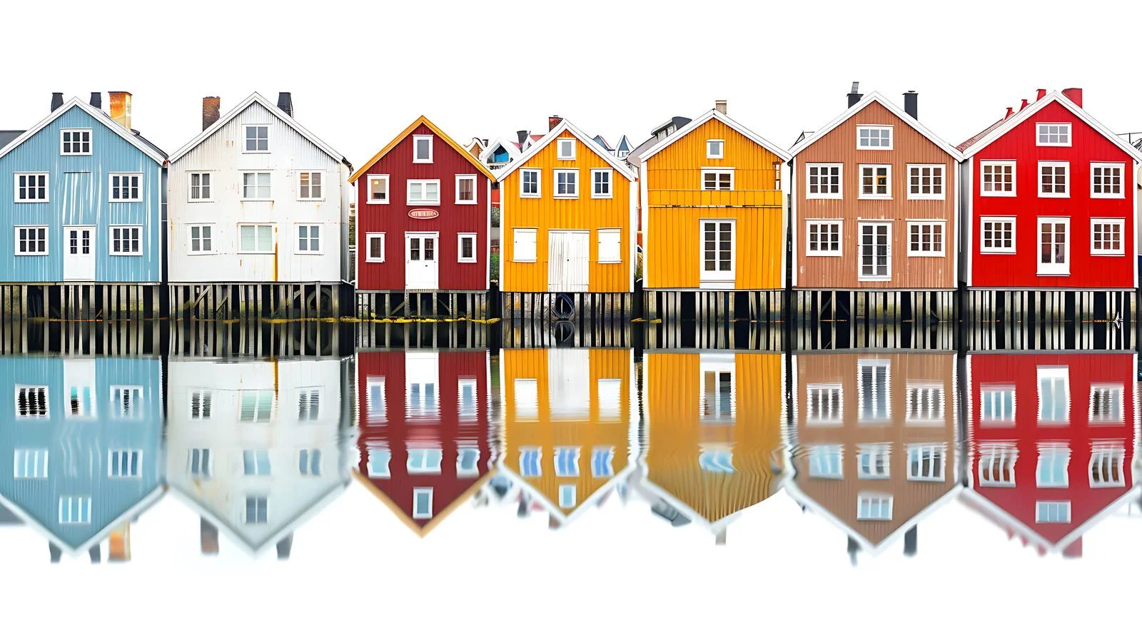 Vibrant Trondheim Waterside Homes — free download from Dotvec