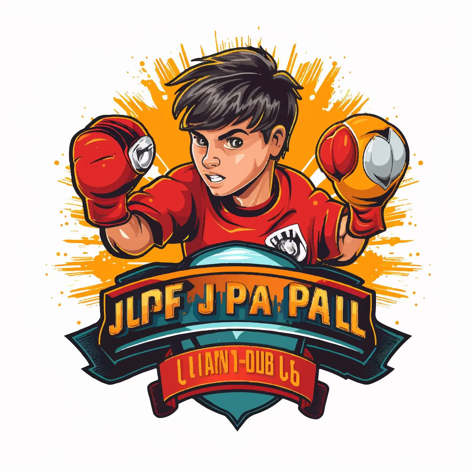 Colorful Junior Football Championship Poster Template – free champion image from Dotvec