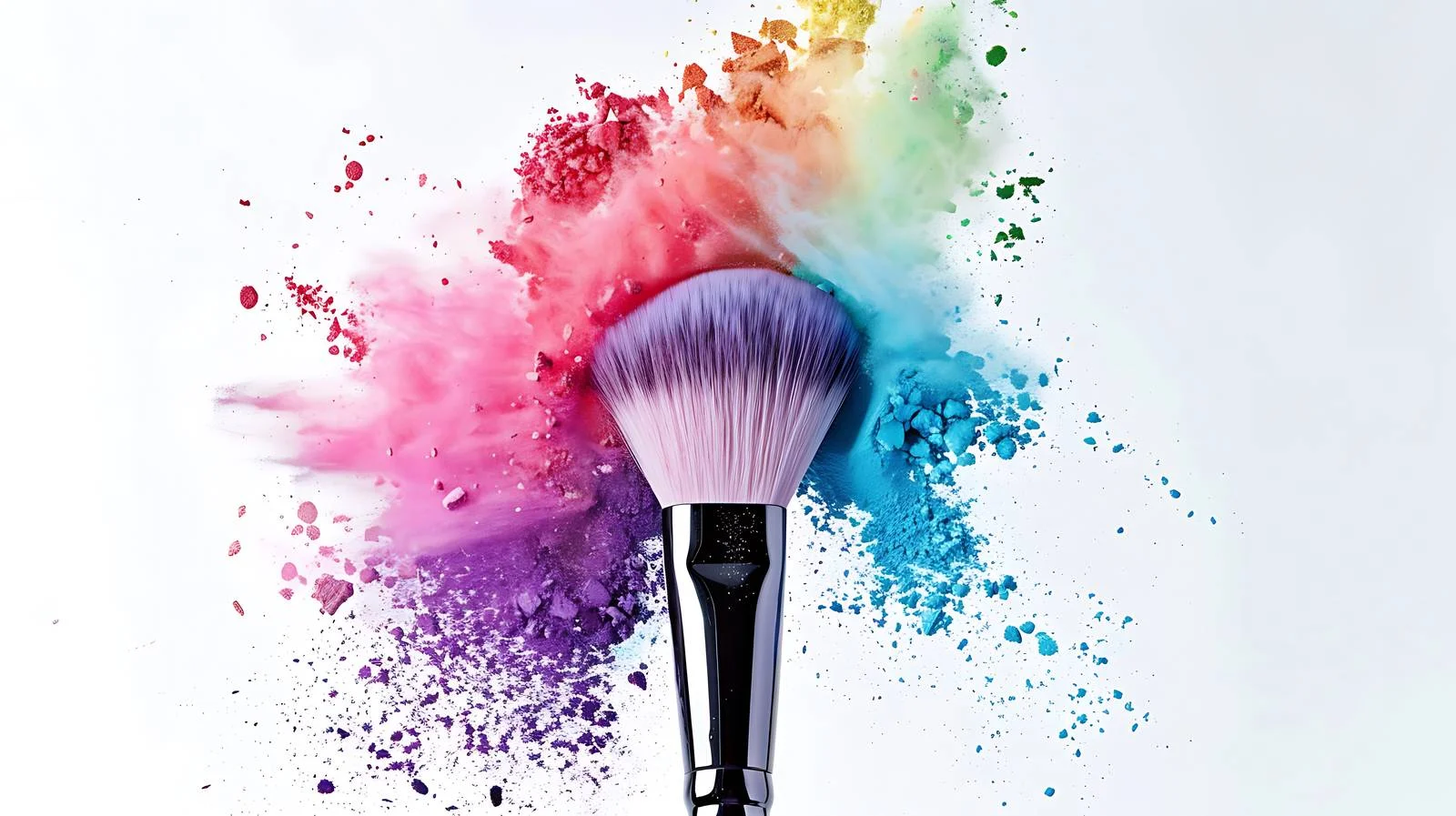 Vibrant Makeup Brush and Cosmetic Burst — free download from Dotvec