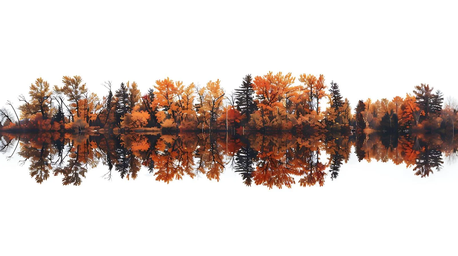 Tranquil Northern Minnesota Lake with Colorful Trees — free download from Dotvec