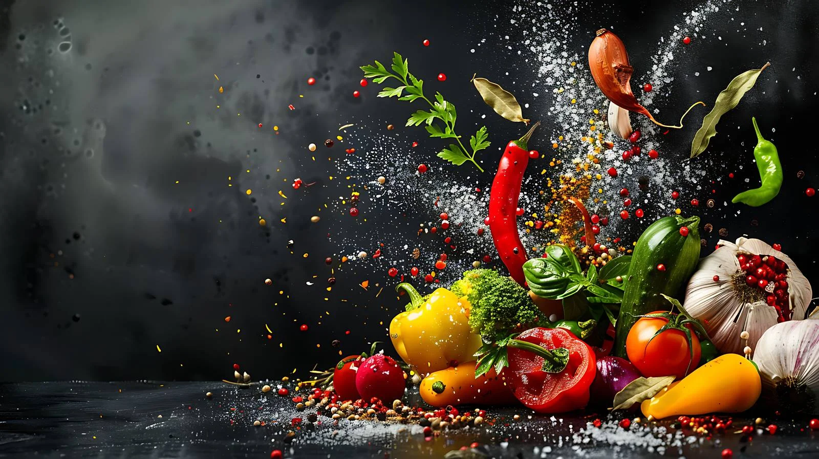 Vibrant Vegetable & Spice Assortment — free download from Dotvec