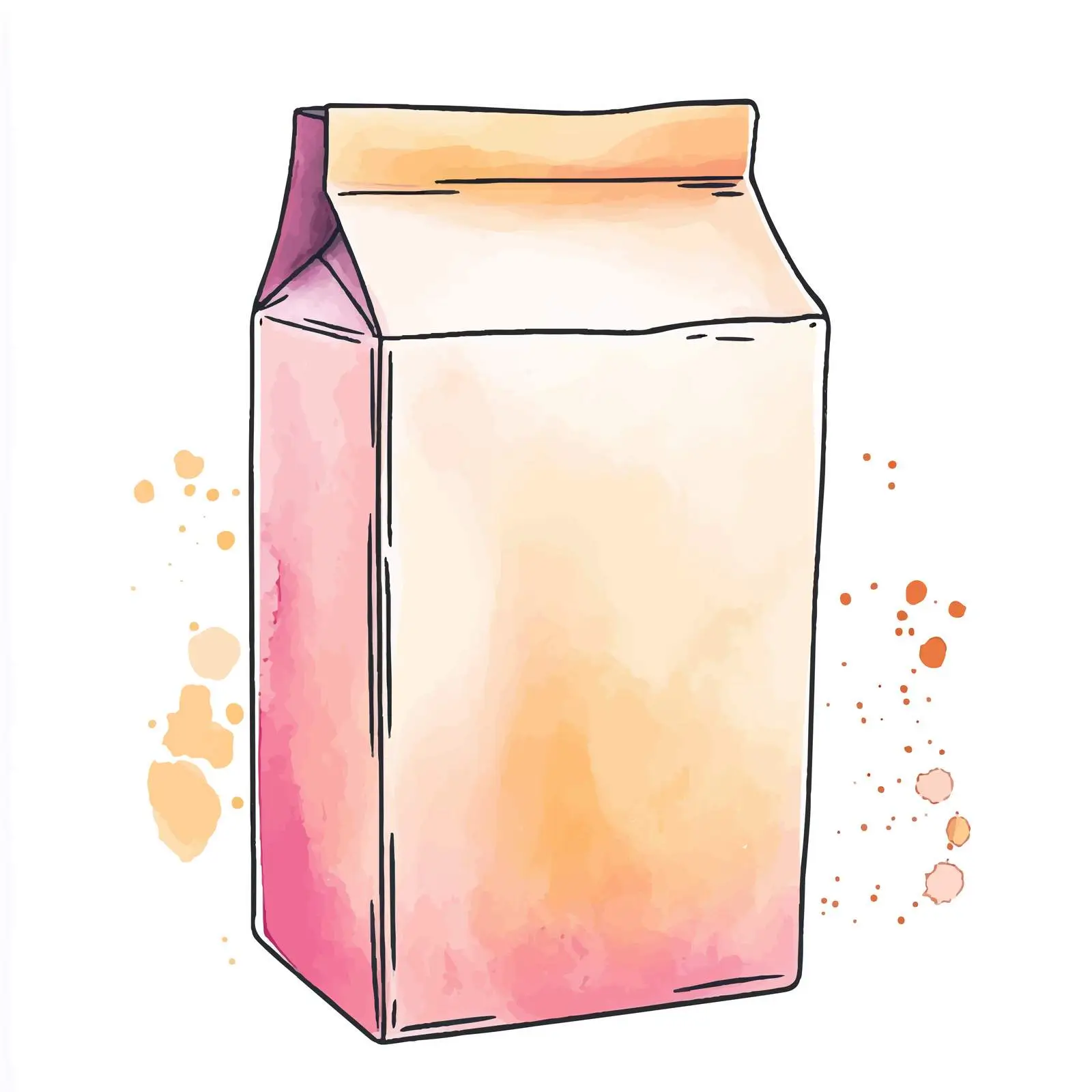 Colorful Hand-Drawn Carton Box Sketch — free download from Dotvec