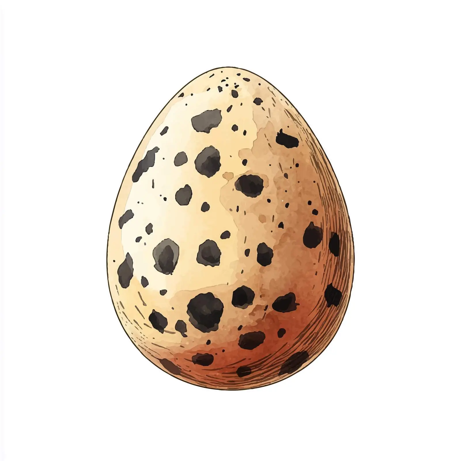 Colorful Hand-Drawn Quail Egg Sketch — free download from Dotvec