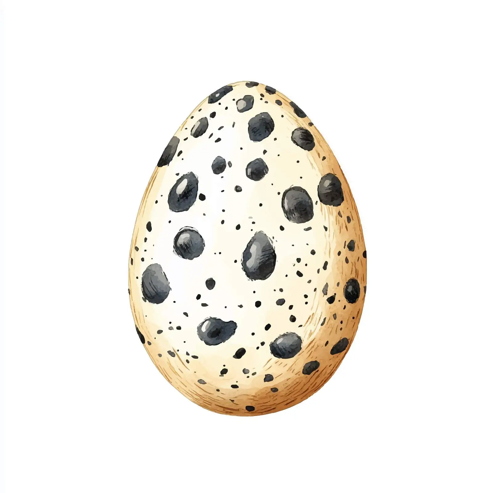 Hand-Drawn Quail Egg Watercolor Sketch — free download from Dotvec
